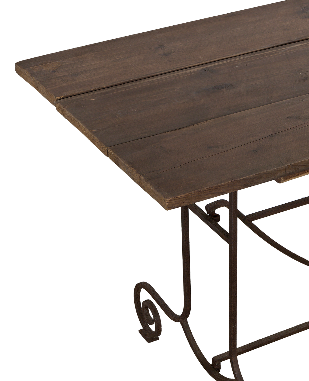 Olive Ateliers - Wood & Iron Garden Table