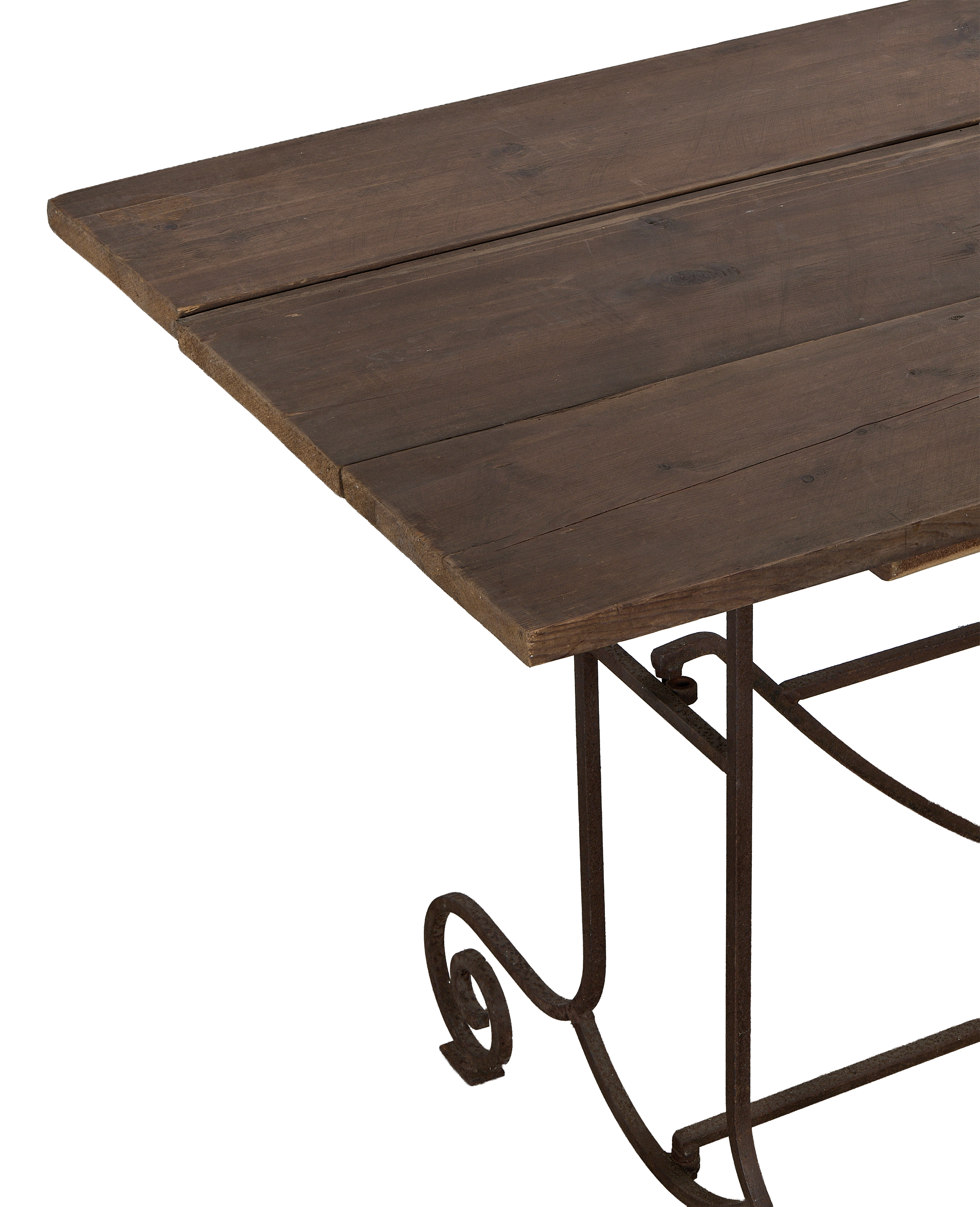 Olive Ateliers - Wood & Iron Garden Table