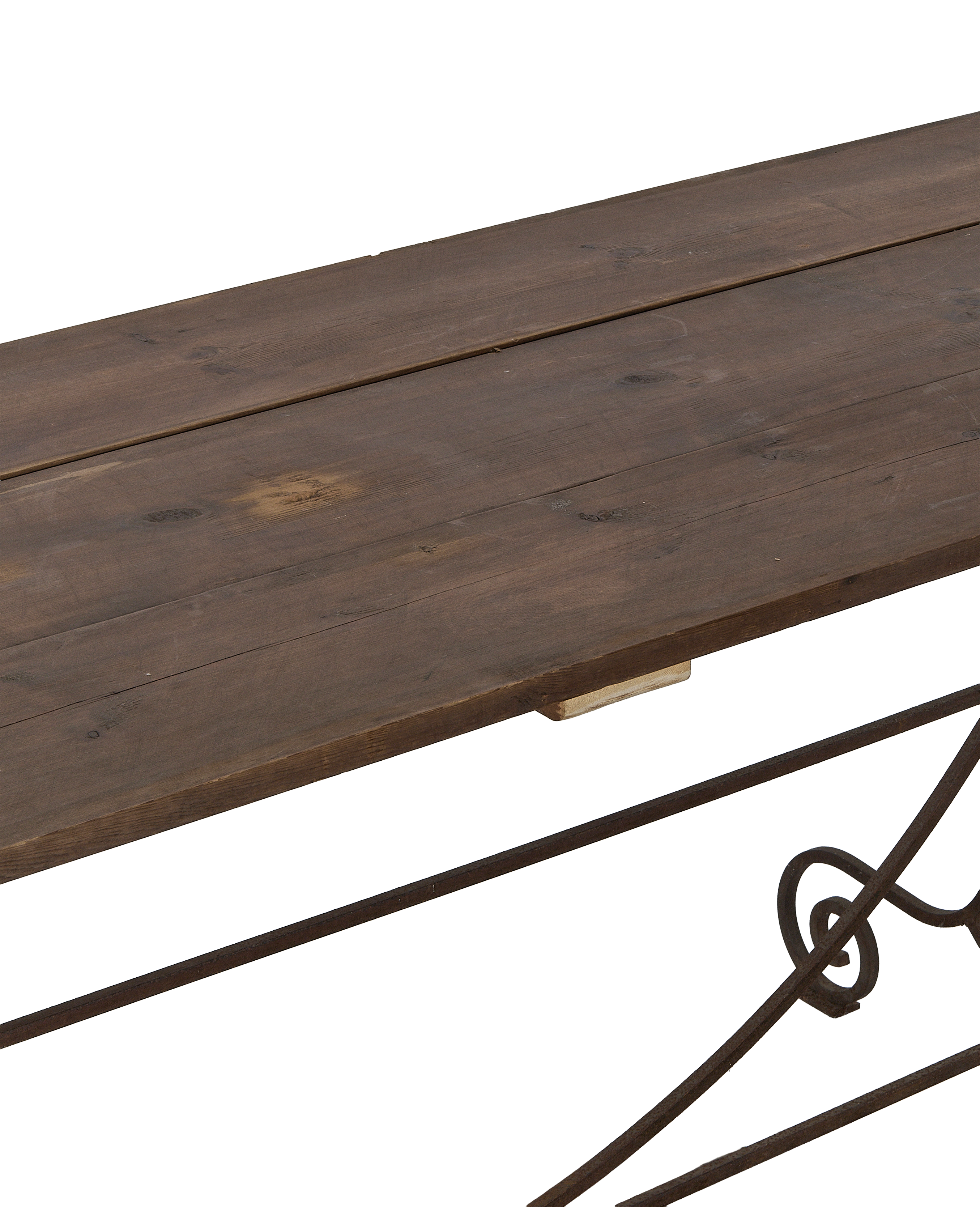 Olive Ateliers - Wood & Iron Garden Table