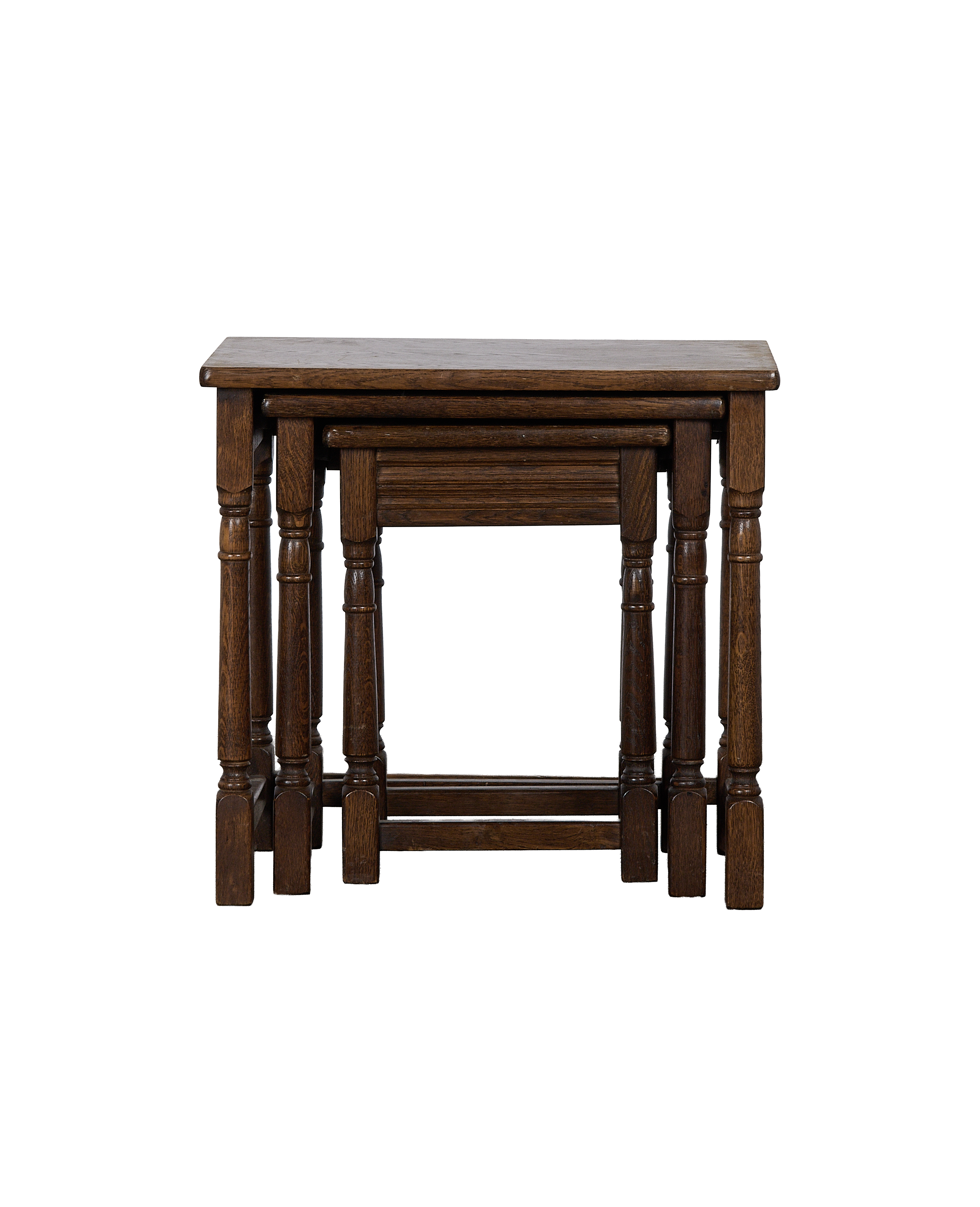 Olive Ateliers - Barley Twist Nesting Tables - Set of 3