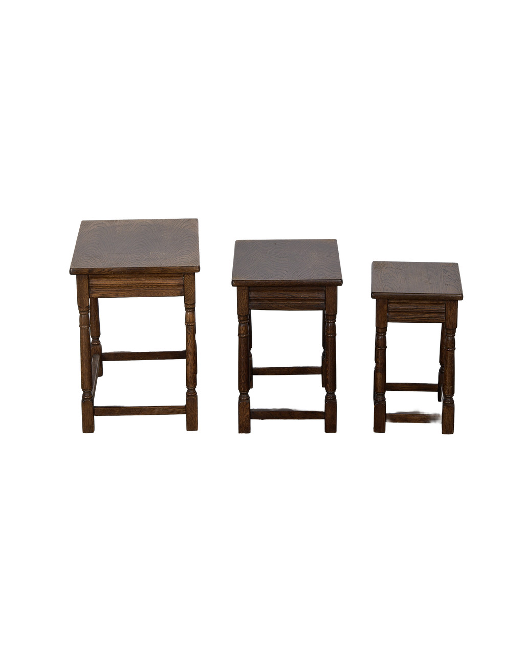 Olive Ateliers - Barley Twist Nesting Tables - Set of 3