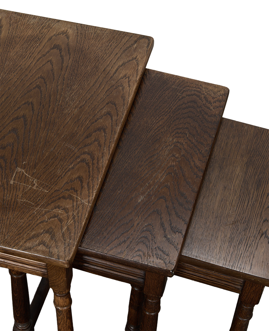 Olive Ateliers - Barley Twist Nesting Tables - Set of 3
