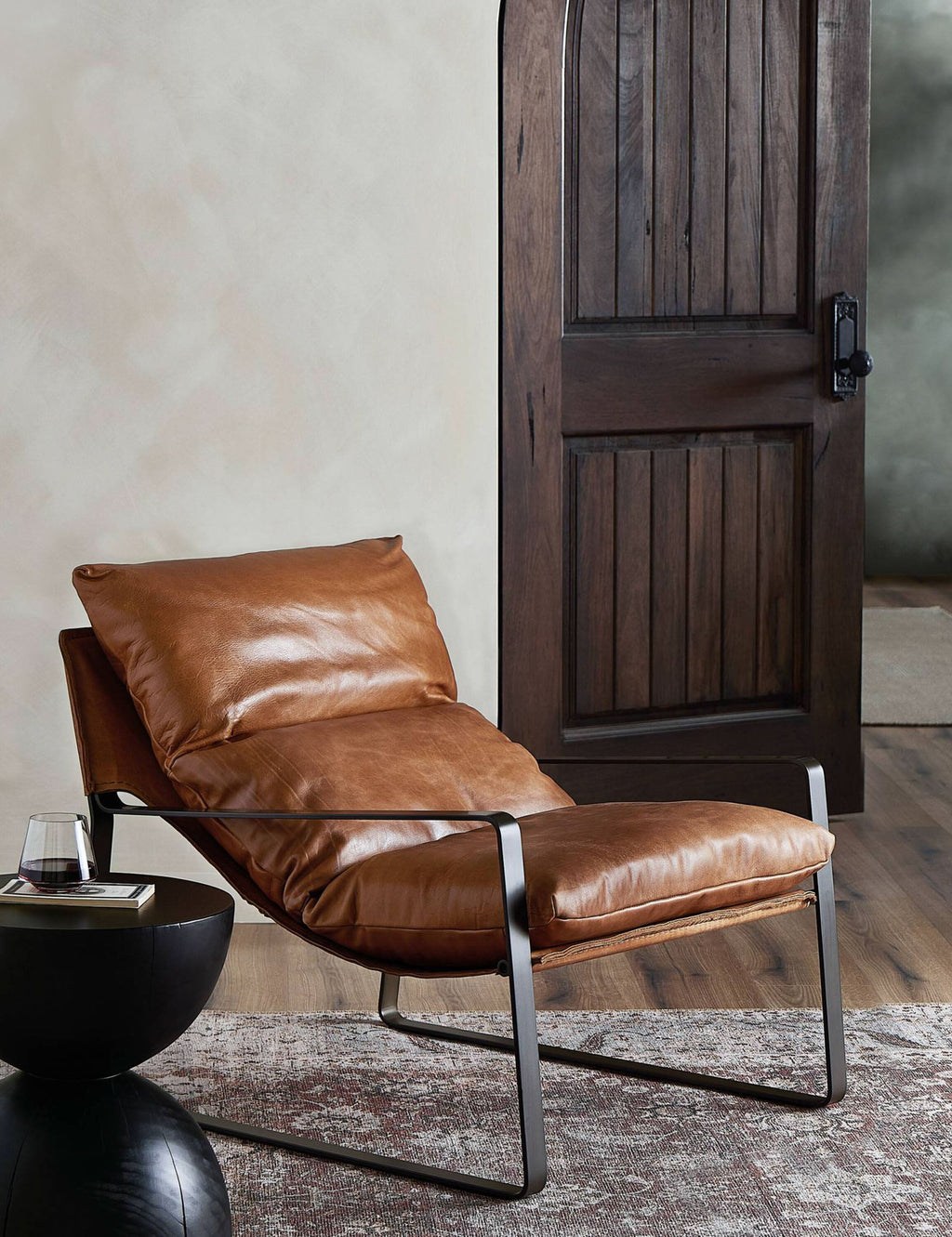 Lulu and Georgia - Marlyne Leather Accent Chair