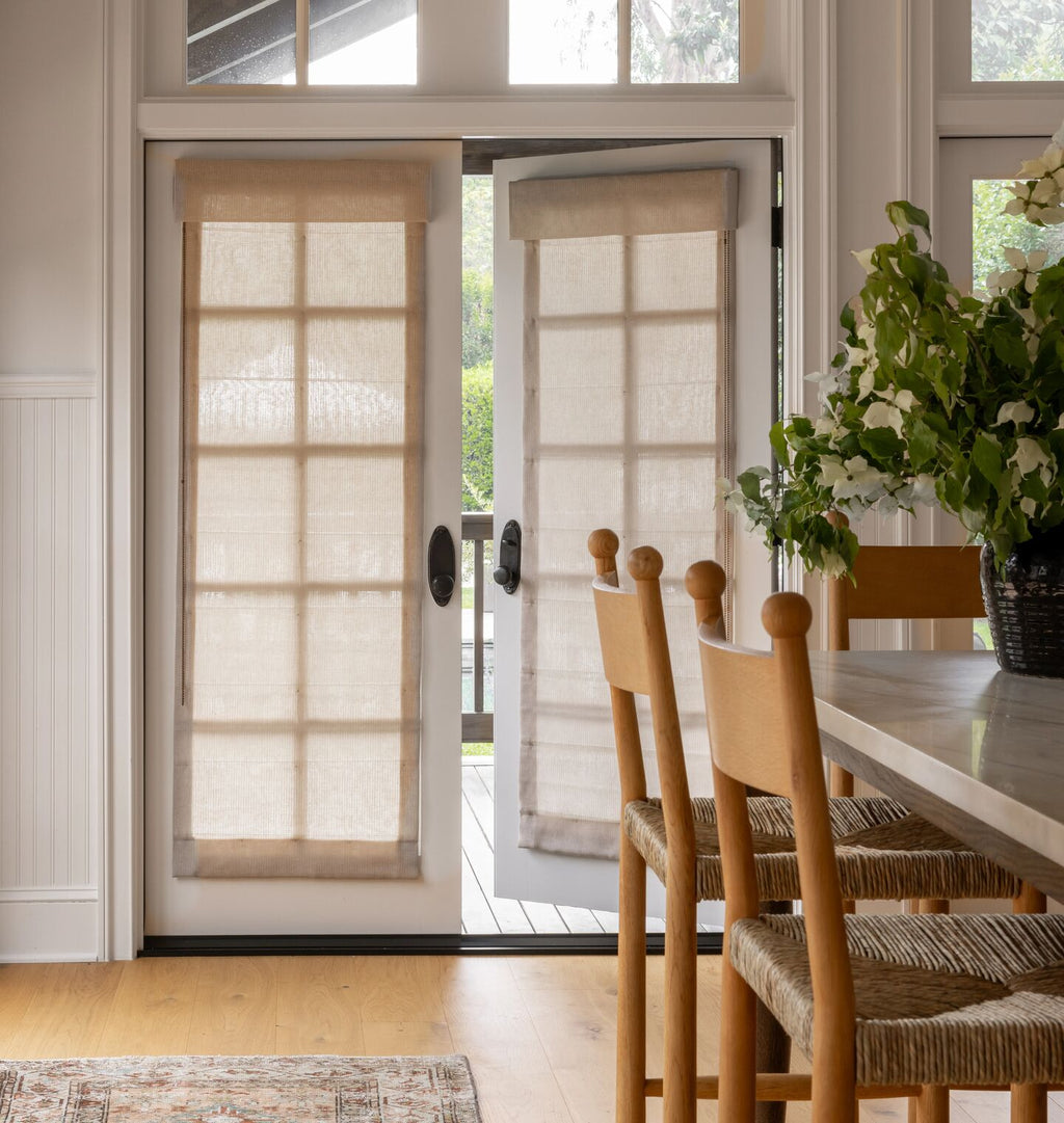 Amber Interiors - Flat Roman Shade