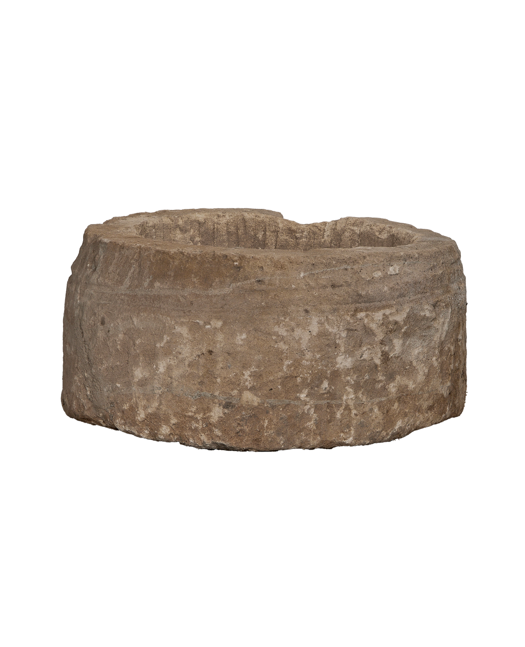 Olive Ateliers - Limestone Trough - Round