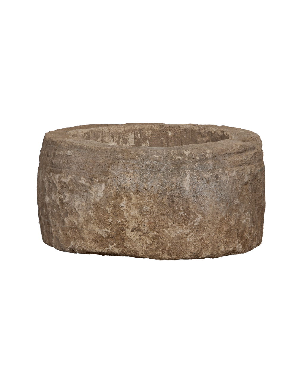 Olive Ateliers - Limestone Trough - Round