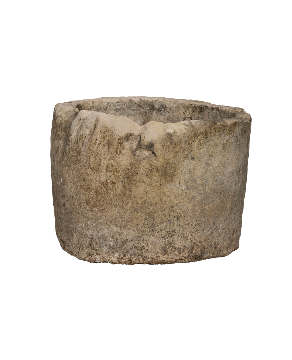 Olive Ateliers - Limestone Trough - Round