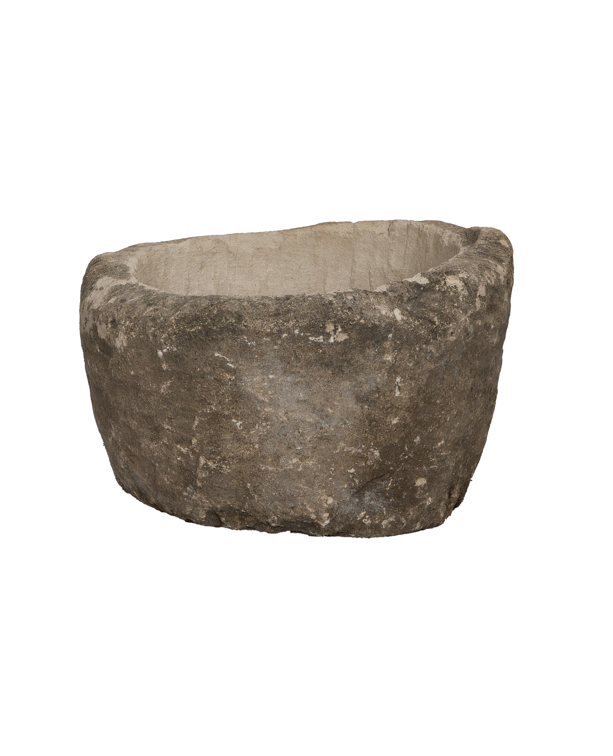 Olive Ateliers - Limestone Trough - Round
