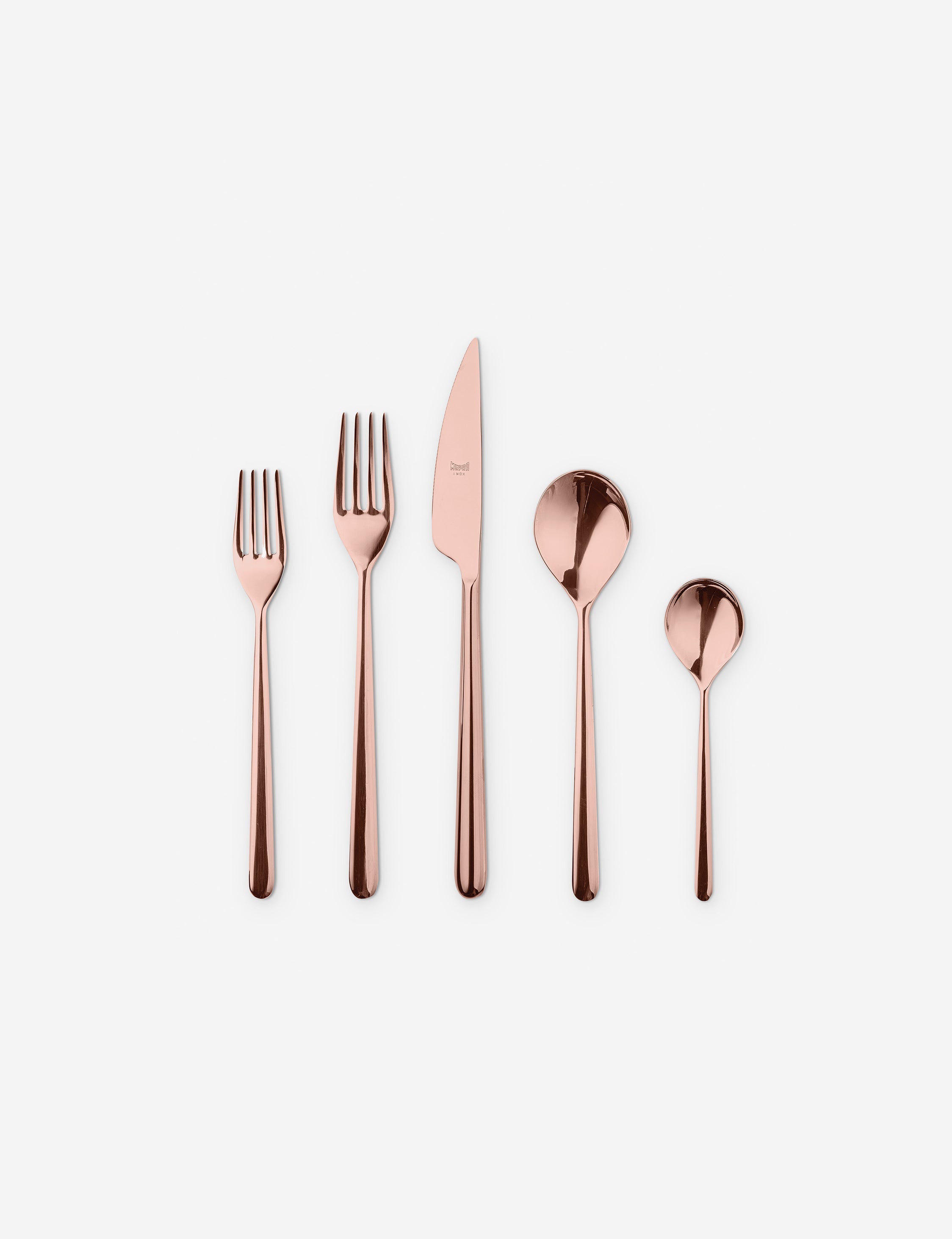 Lulu and Georgia - Linea Flatware 5 - Piece Set by Mepra