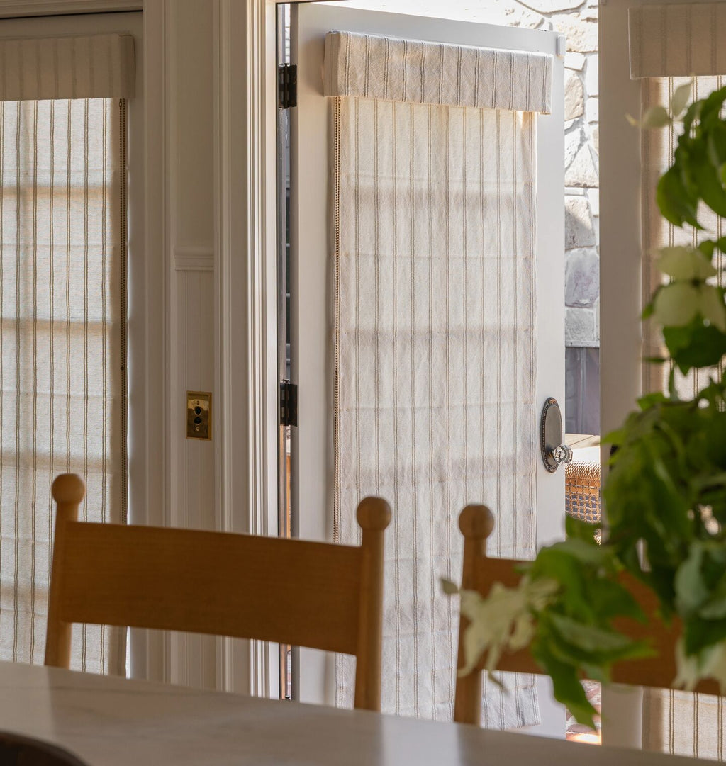 Amber Interiors - Flat Roman Shade