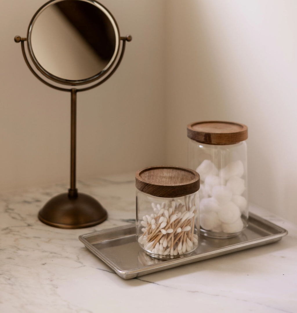 Amber Interiors - Pewter Vanity Tray