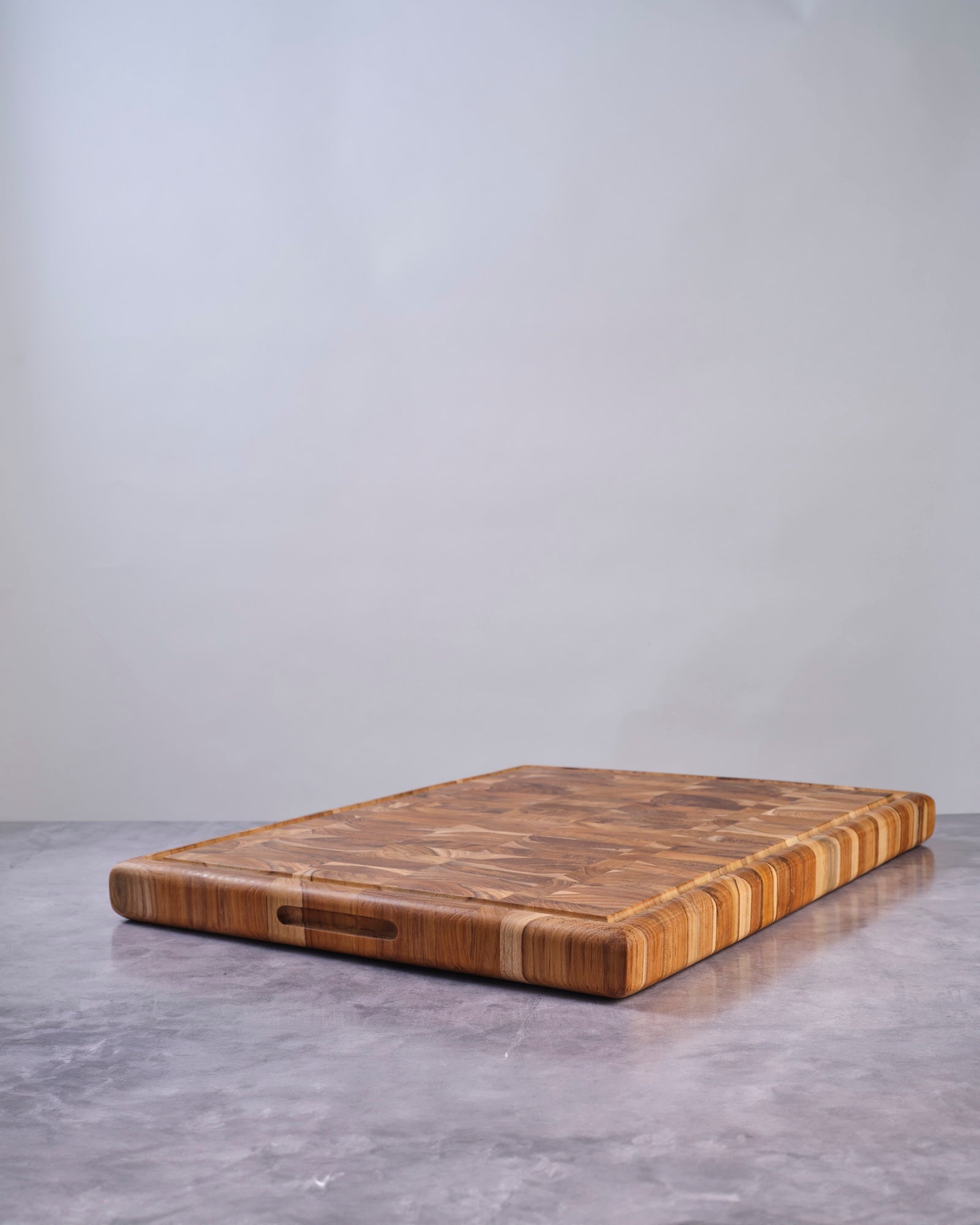 Terra Klay - Butcher Block Cutting Board in Teak Wood