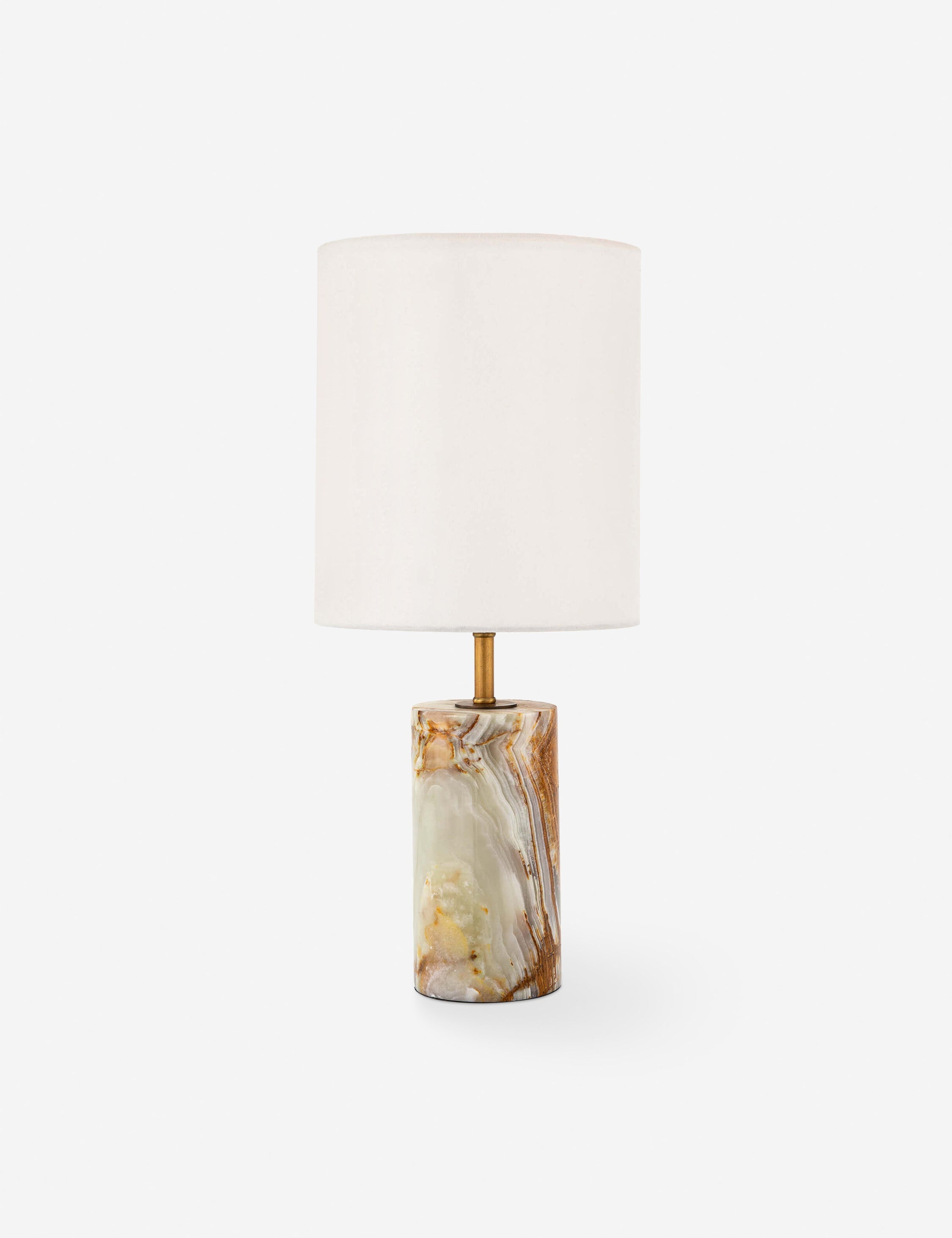 Lulu and Georgia - Jade and Brass Mini Table Lamp by Regina Andrew