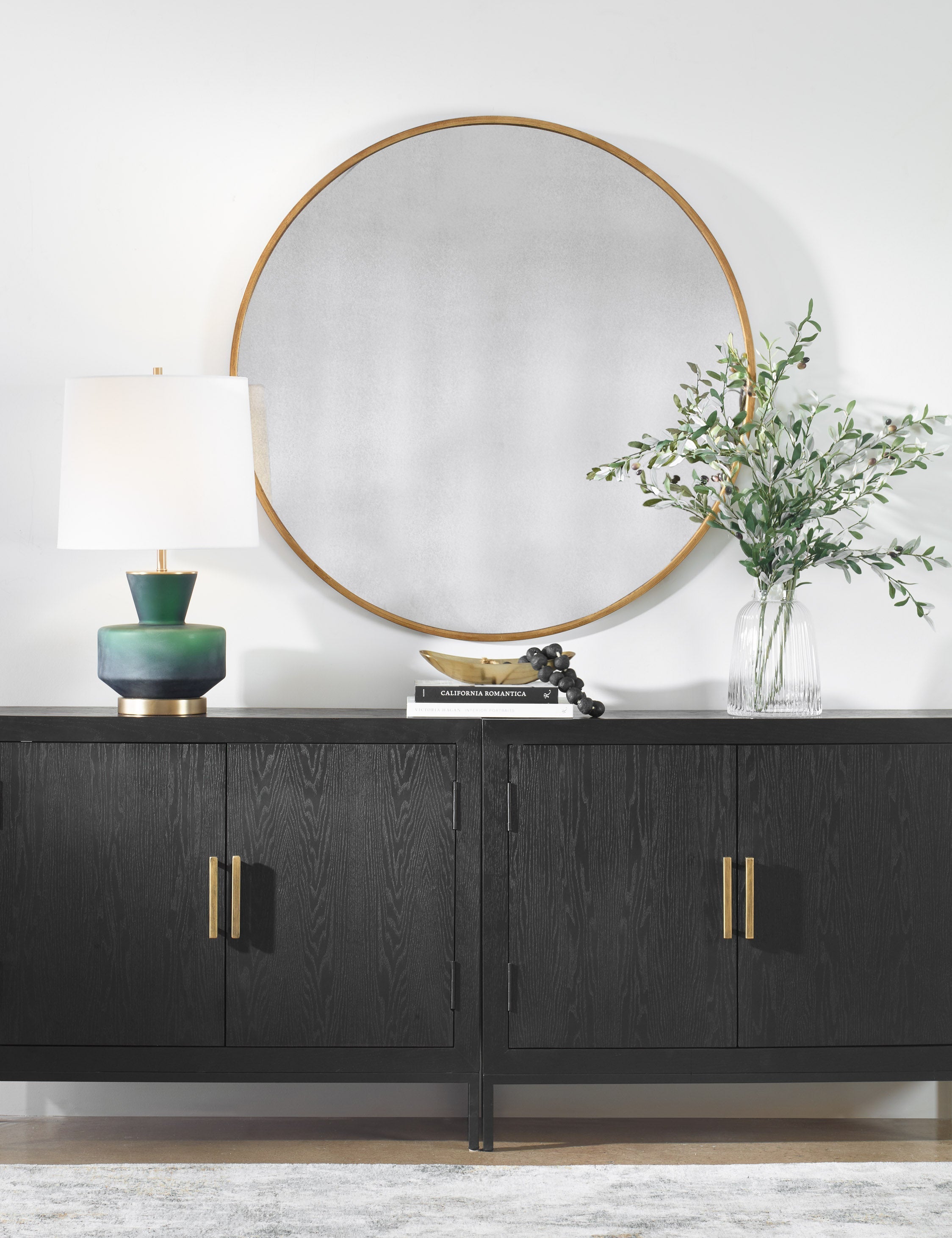 Lulu and Georgia - Maurice Round Mirror