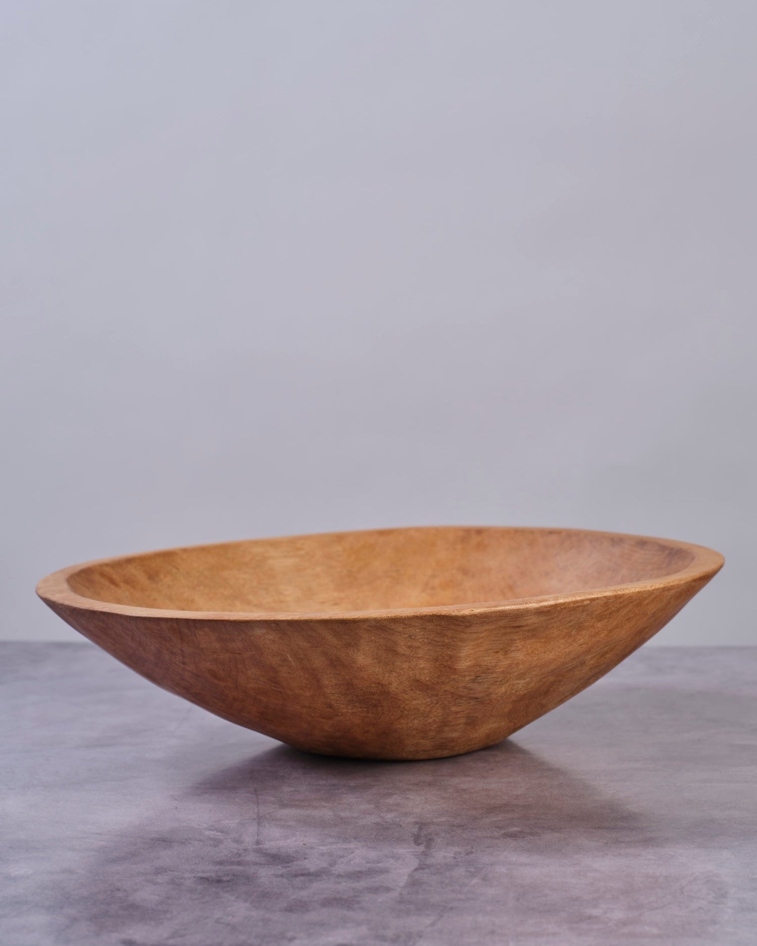Terra Klay - Medium 14 inch Classic Round Wood Bowl