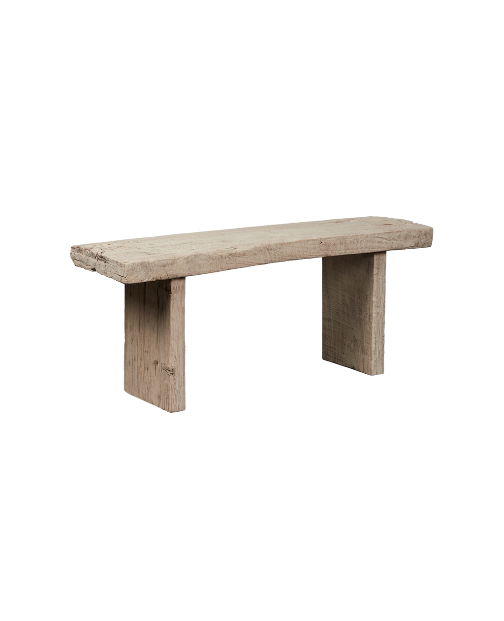 Olive Ateliers - Chunky Elm Bench - Bleached