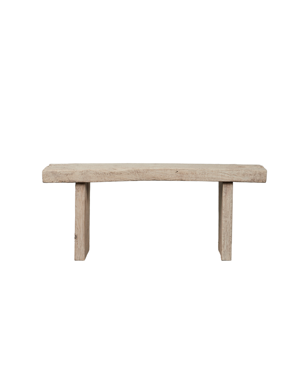 Olive Ateliers - Chunky Elm Bench - Bleached