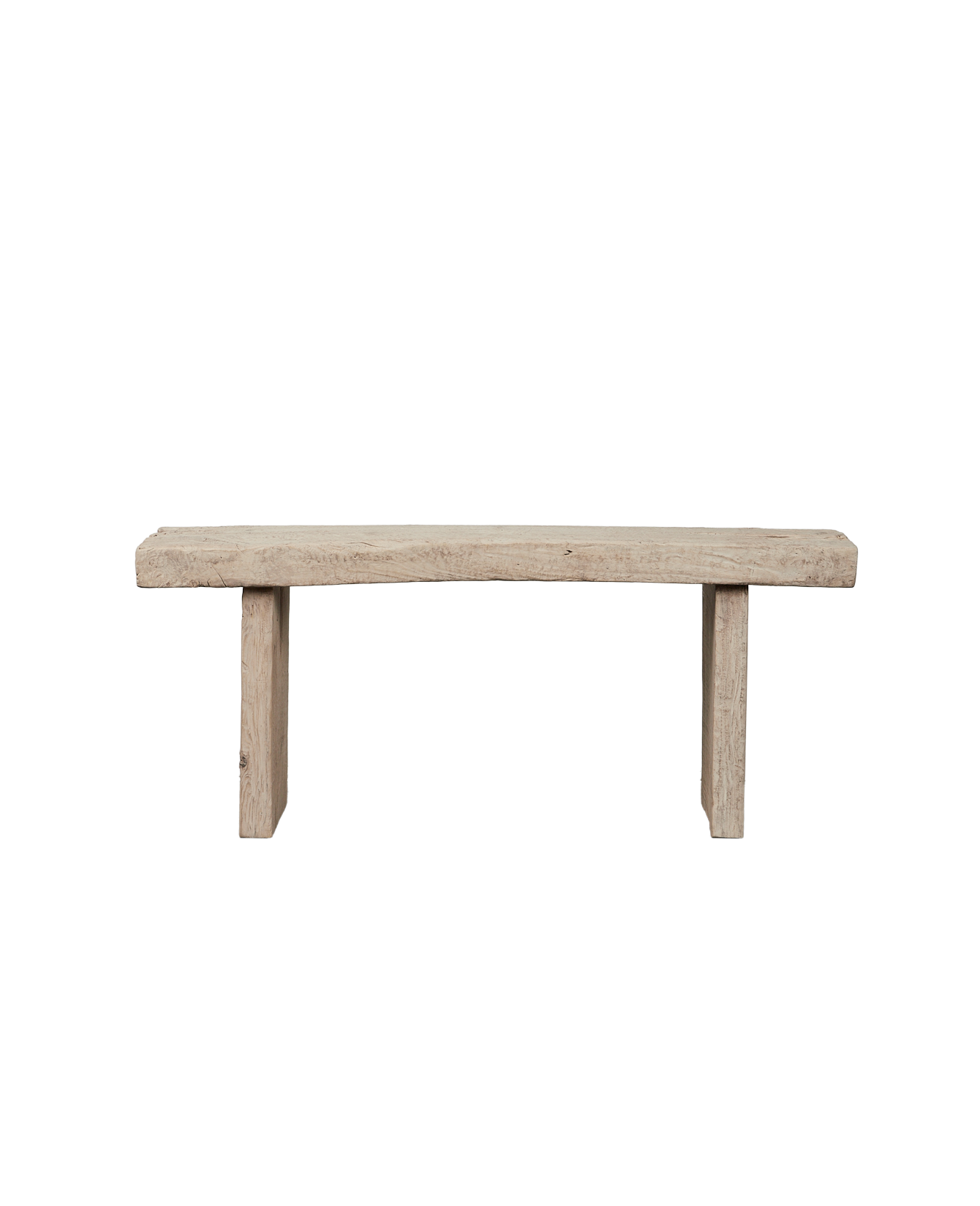 Olive Ateliers - Chunky Elm Bench - Bleached