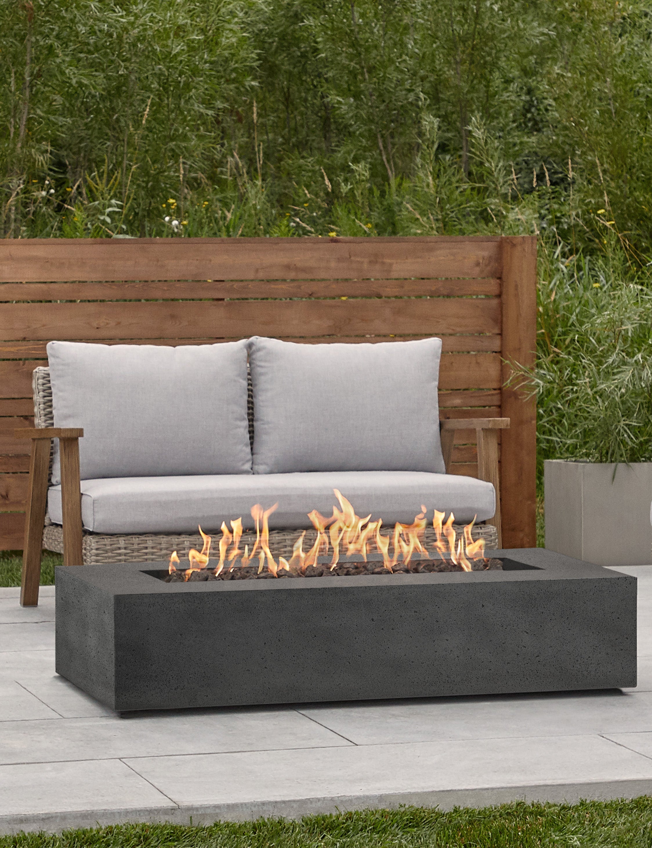 Lulu and Georgia - Magnus Fire Table