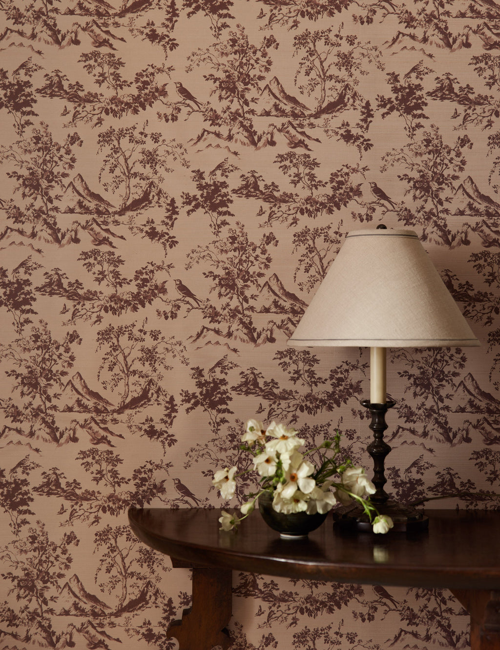 Lulu and Georgia - Dors Grasscloth Wallpaper by Jake Arnold