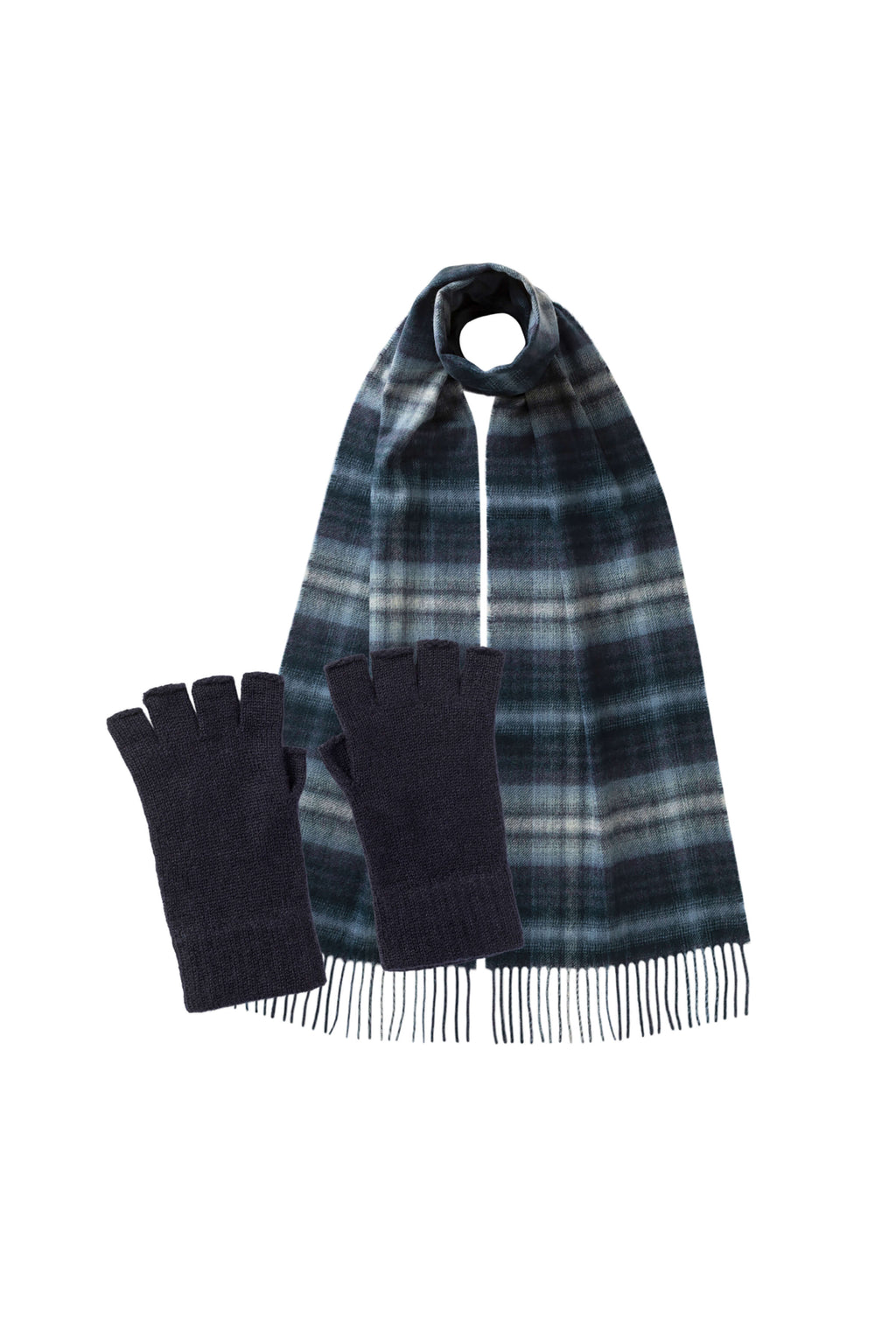 Johnstons of Elgin - Cashmere Blue Accessories Gift Set