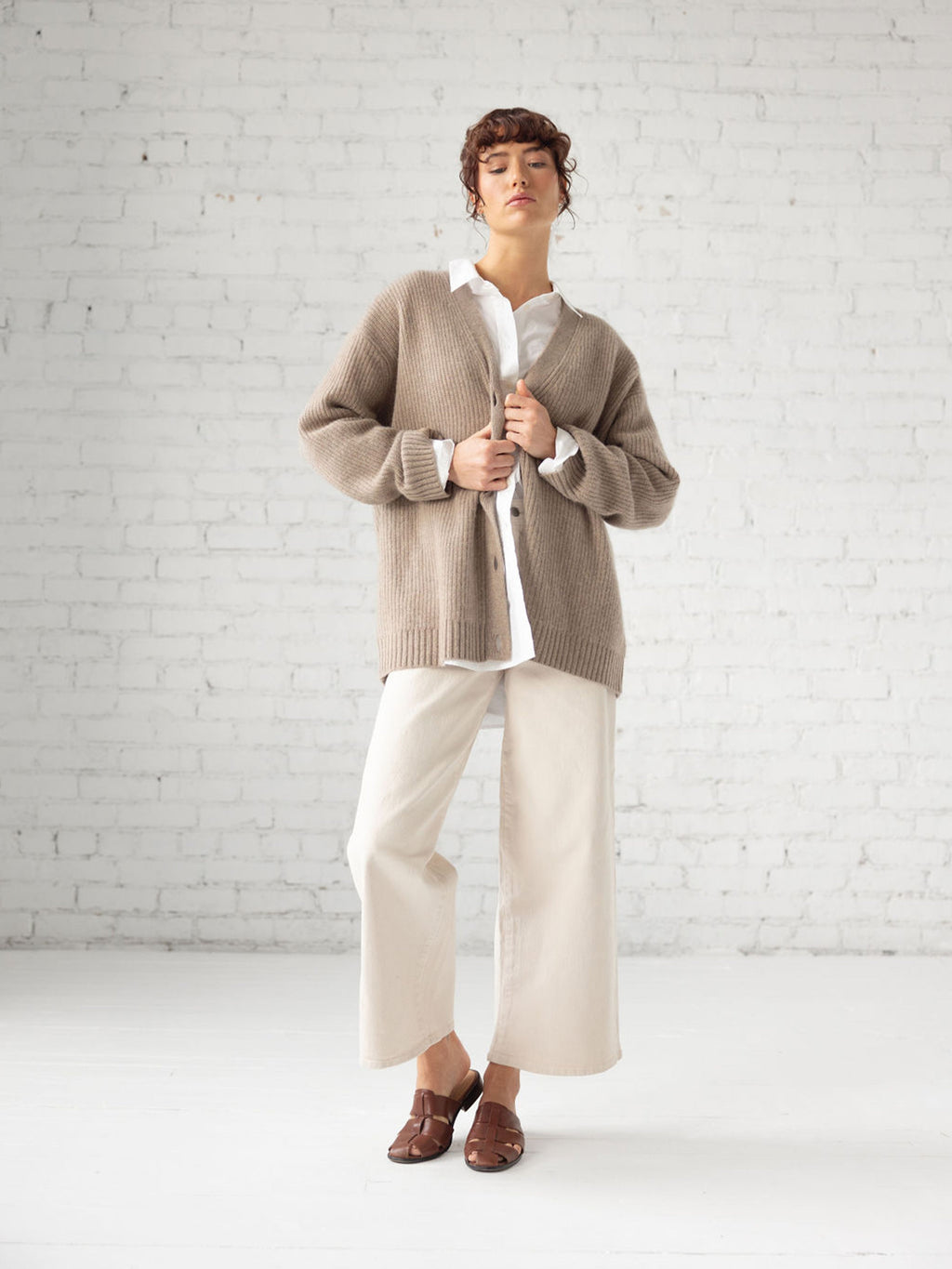 Cozy Earth - Oversized Sunday Cashmere Cardigan - Wholesale