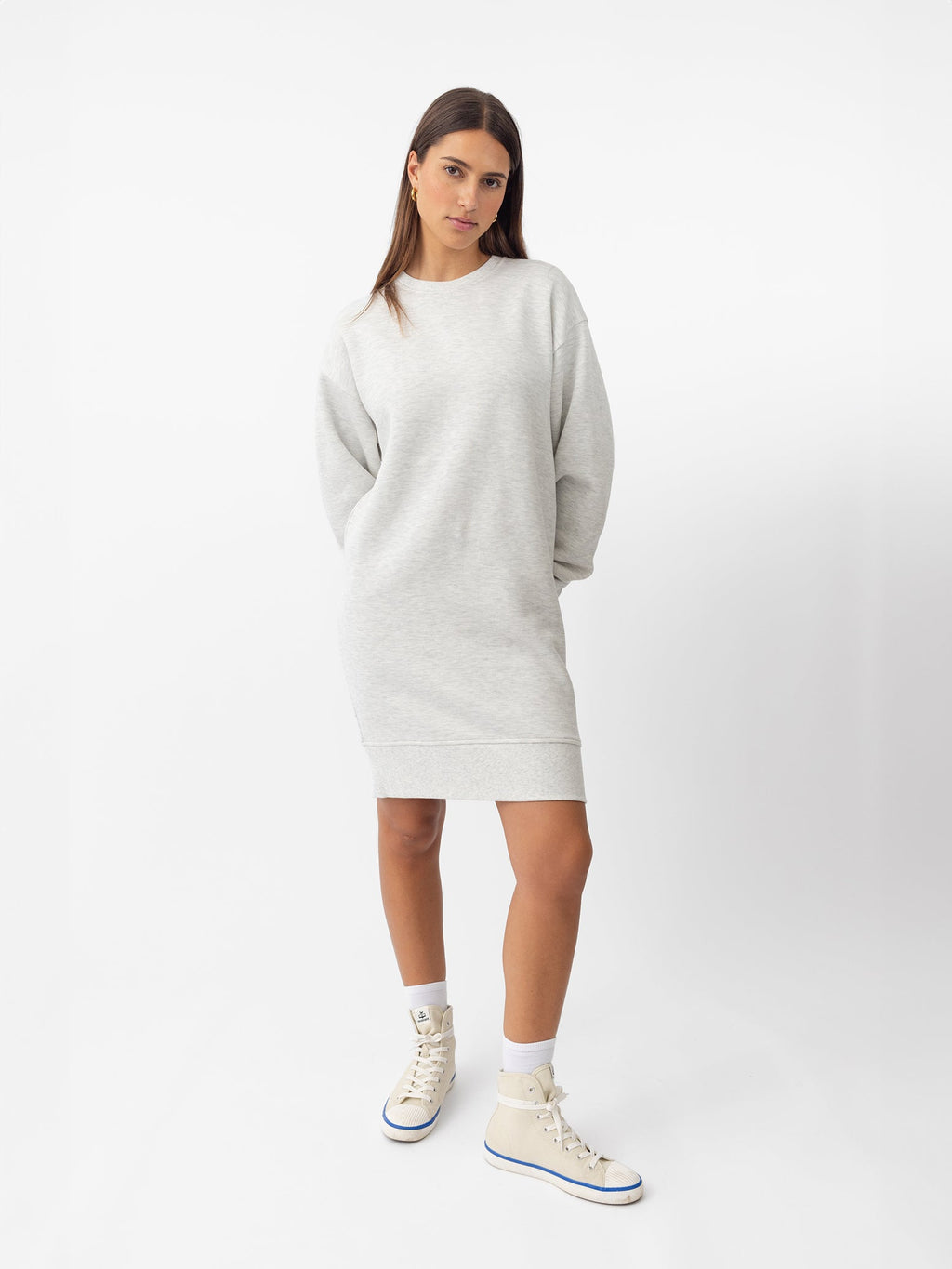 Cozy Earth - Women's CityScape Crewneck Dress - Last Chance