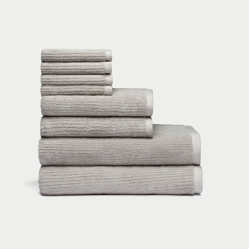 Cozy Earth - Ribbed Terry Bath Towel Set