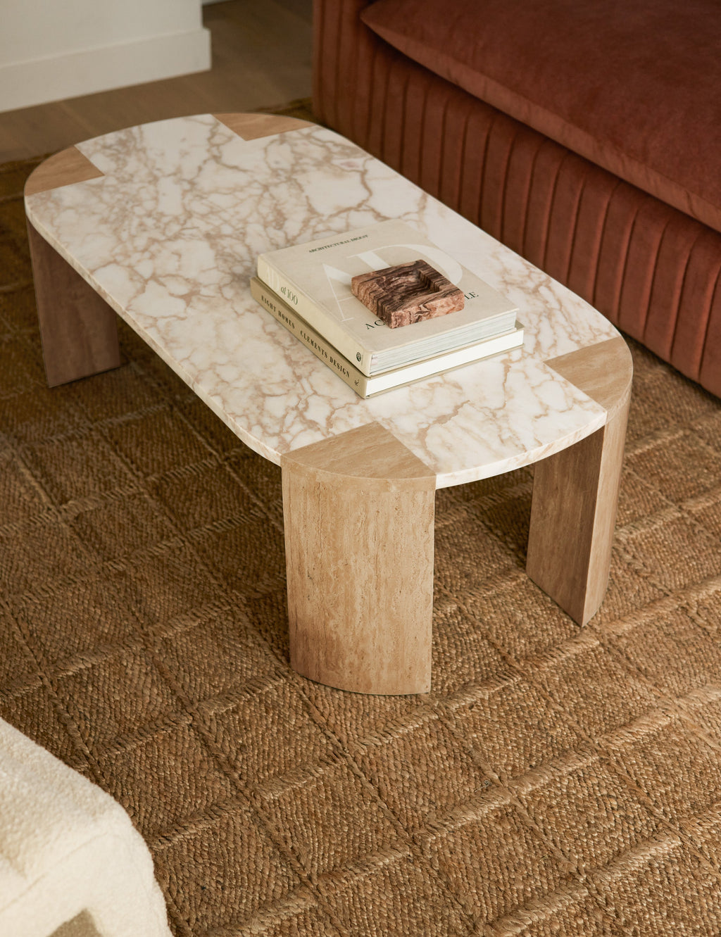 Lulu and Georgia - Mahoe Oval Coffee Table by Carly Cushnie