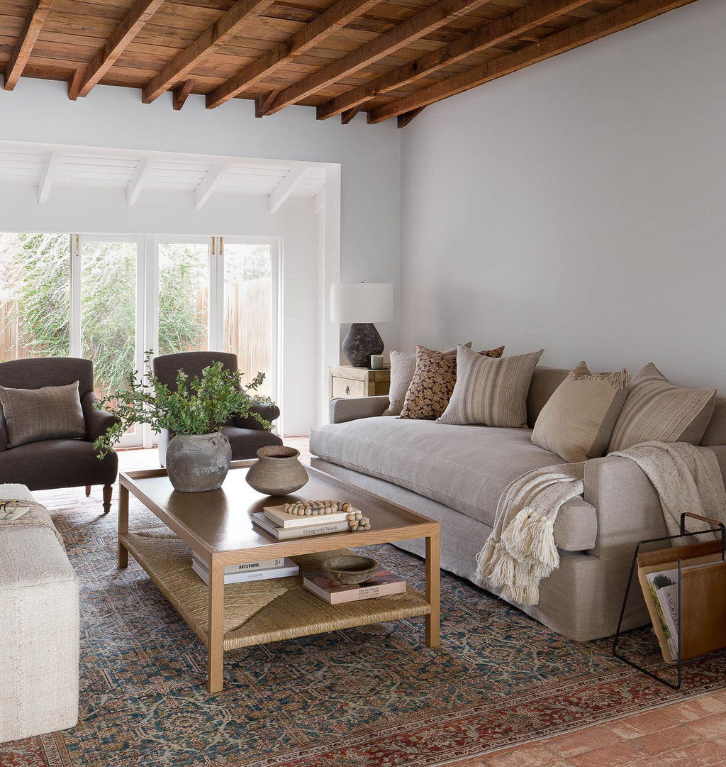 Amber Interiors - Gwynnie Slipcovered Sofa