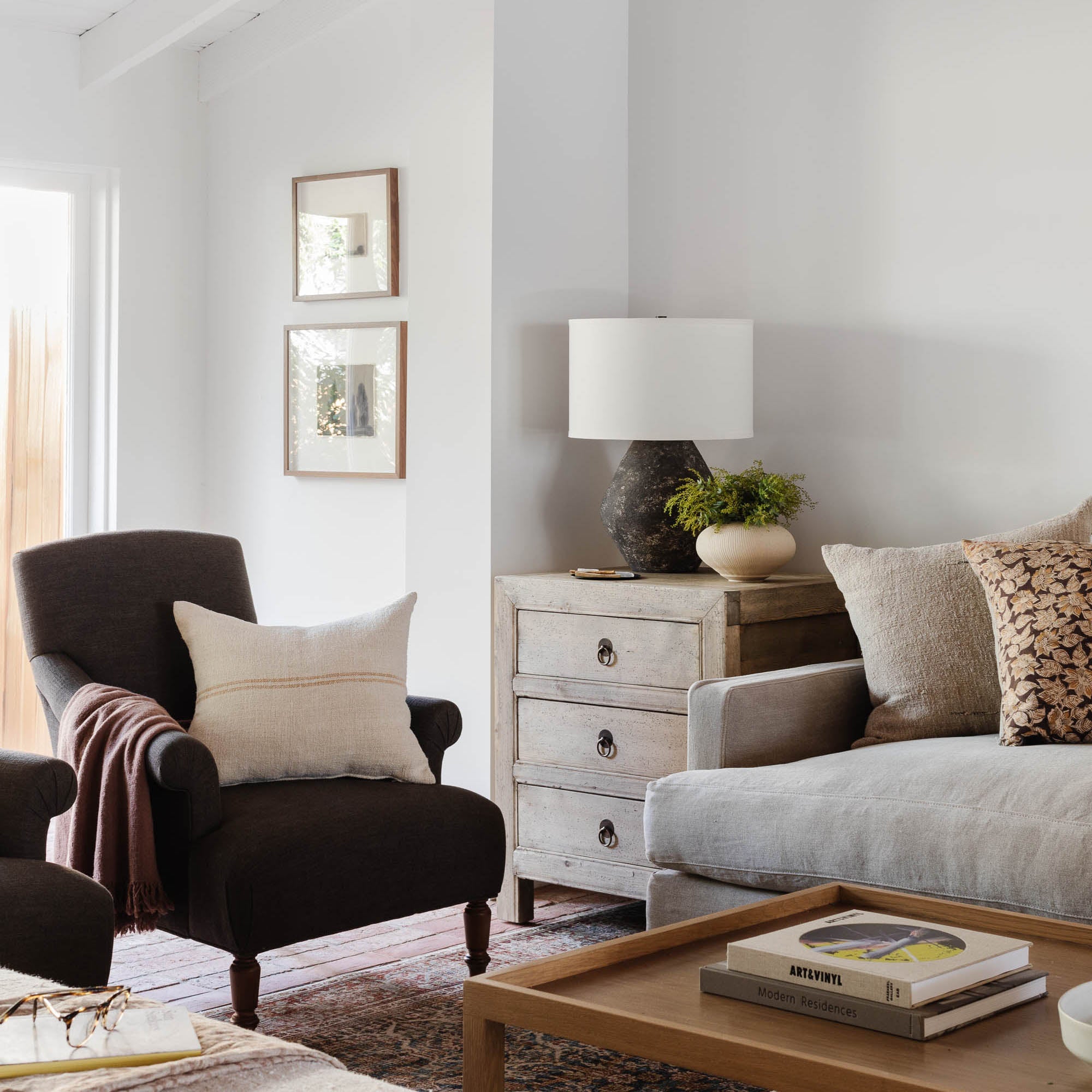 Amber Interiors - Gwynnie Slipcovered Sofa