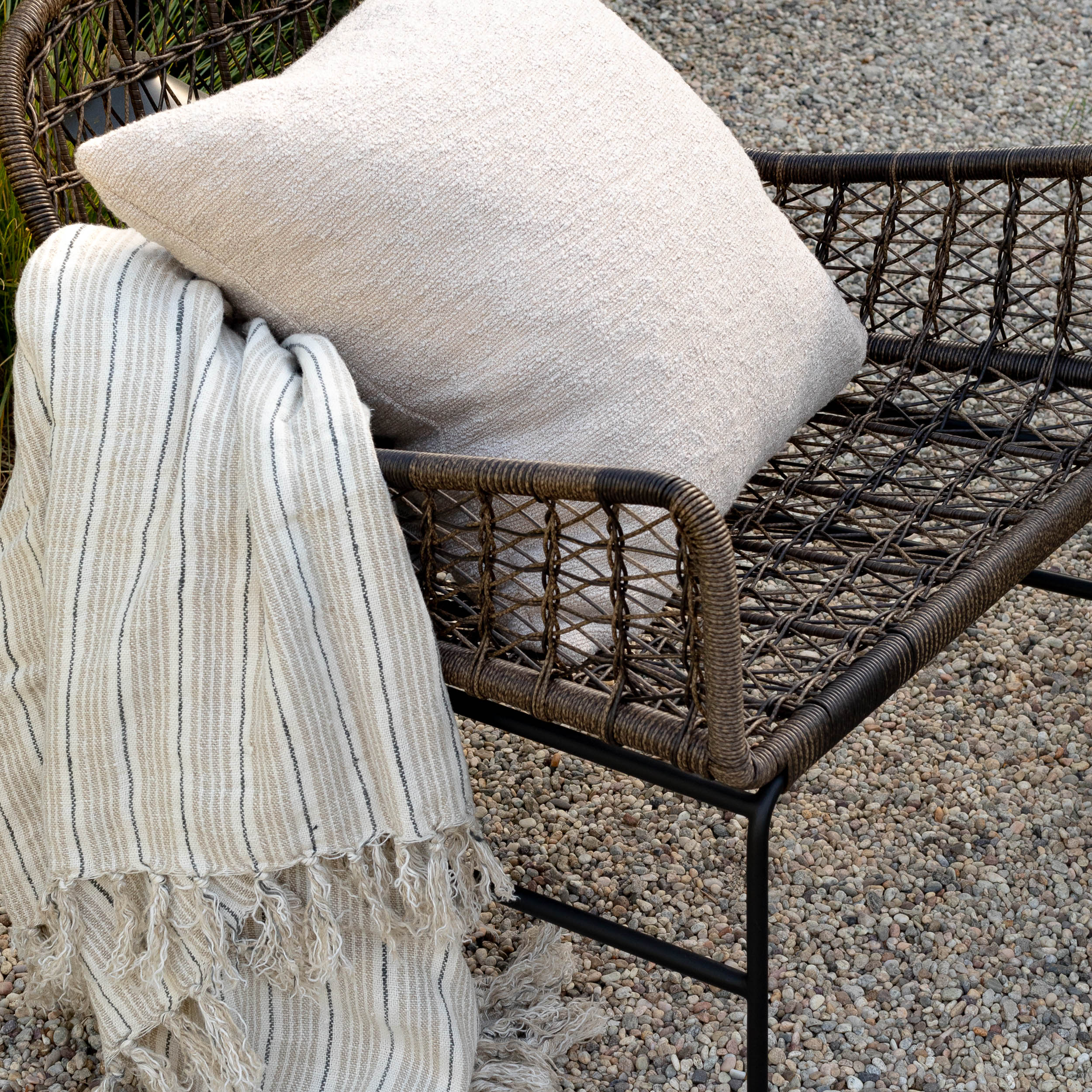 Amber Interiors - Newport Throw Blanket
