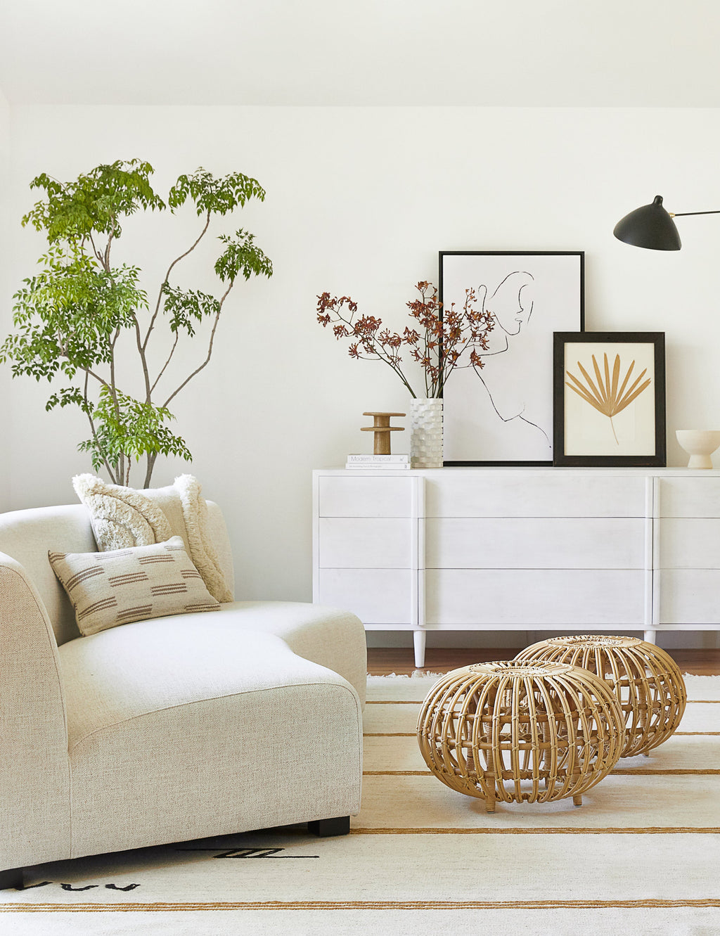 Lulu and Georgia - Iconic Stripe Flatweave Rug by Sarah Sherman Samuel