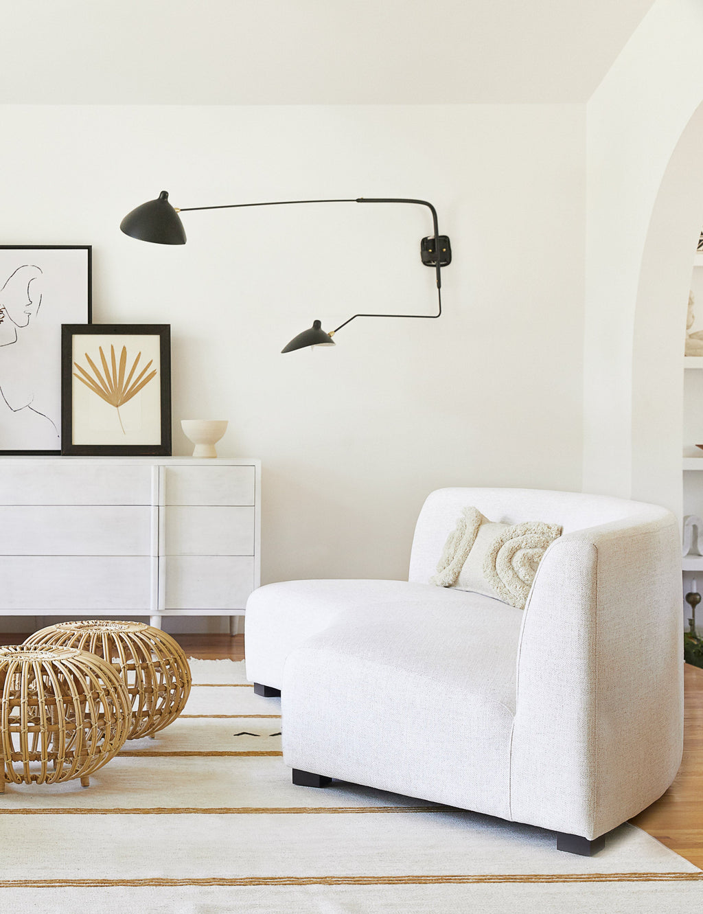 Lulu and Georgia - Saban 2 - Piece Curved Sectional Sofa
