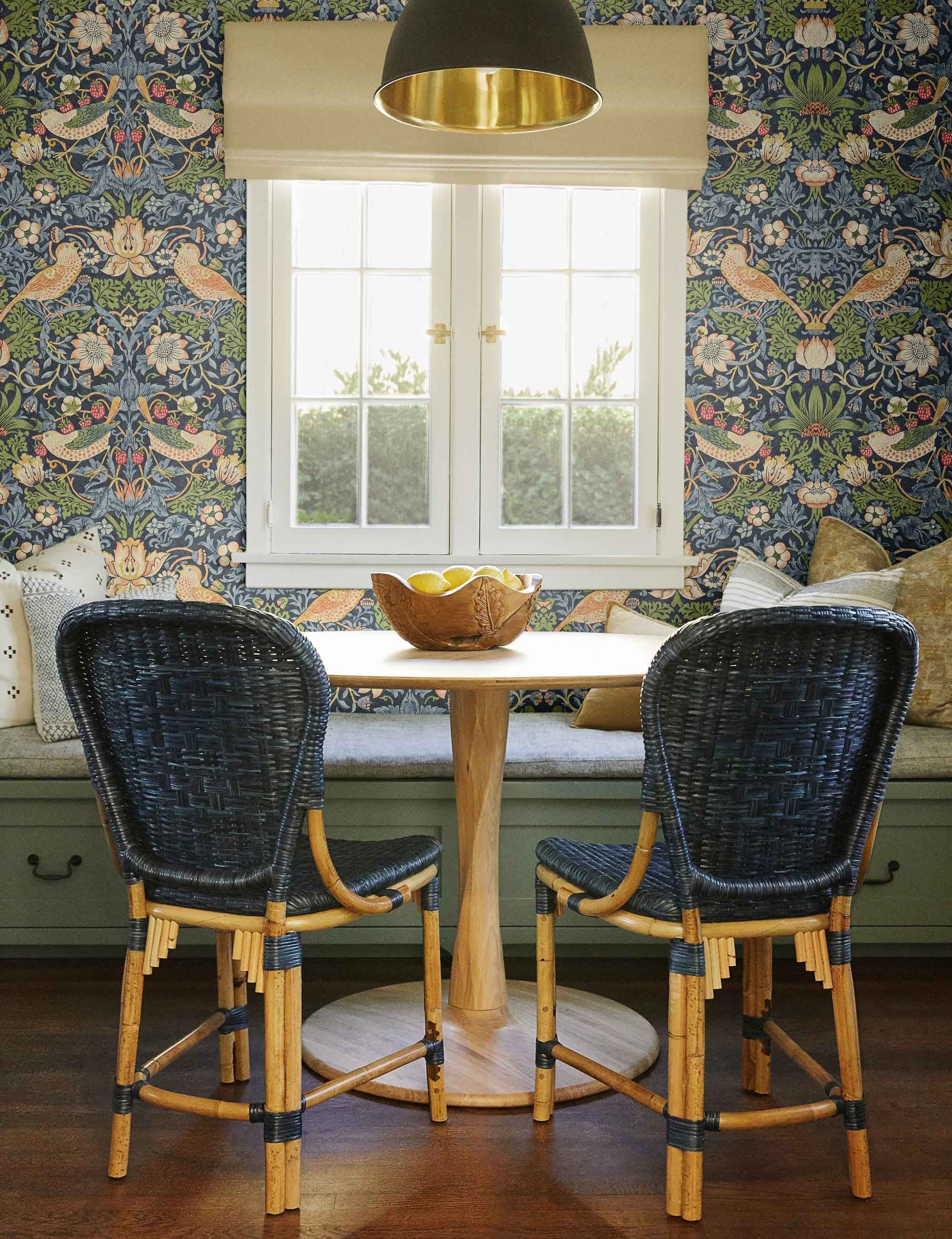 Lulu and Georgia - Strawberry Thief Wallpaper by Morris & Co.