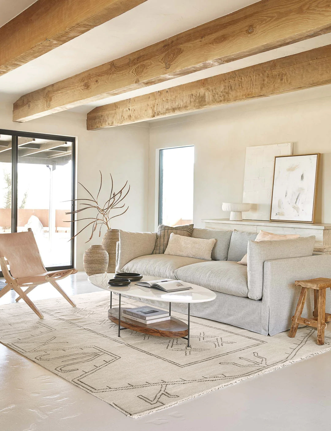Lulu and Georgia - Rehya Hand - Knotted Wool Rug