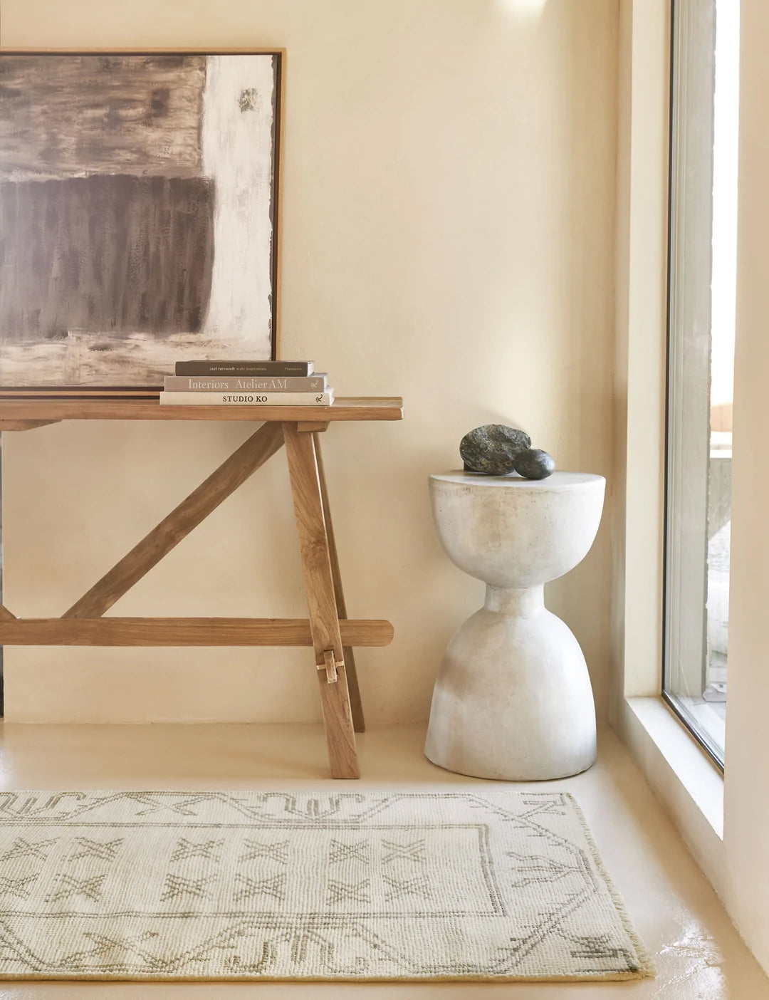 Lulu and Georgia - Rehya Hand - Knotted Wool Rug