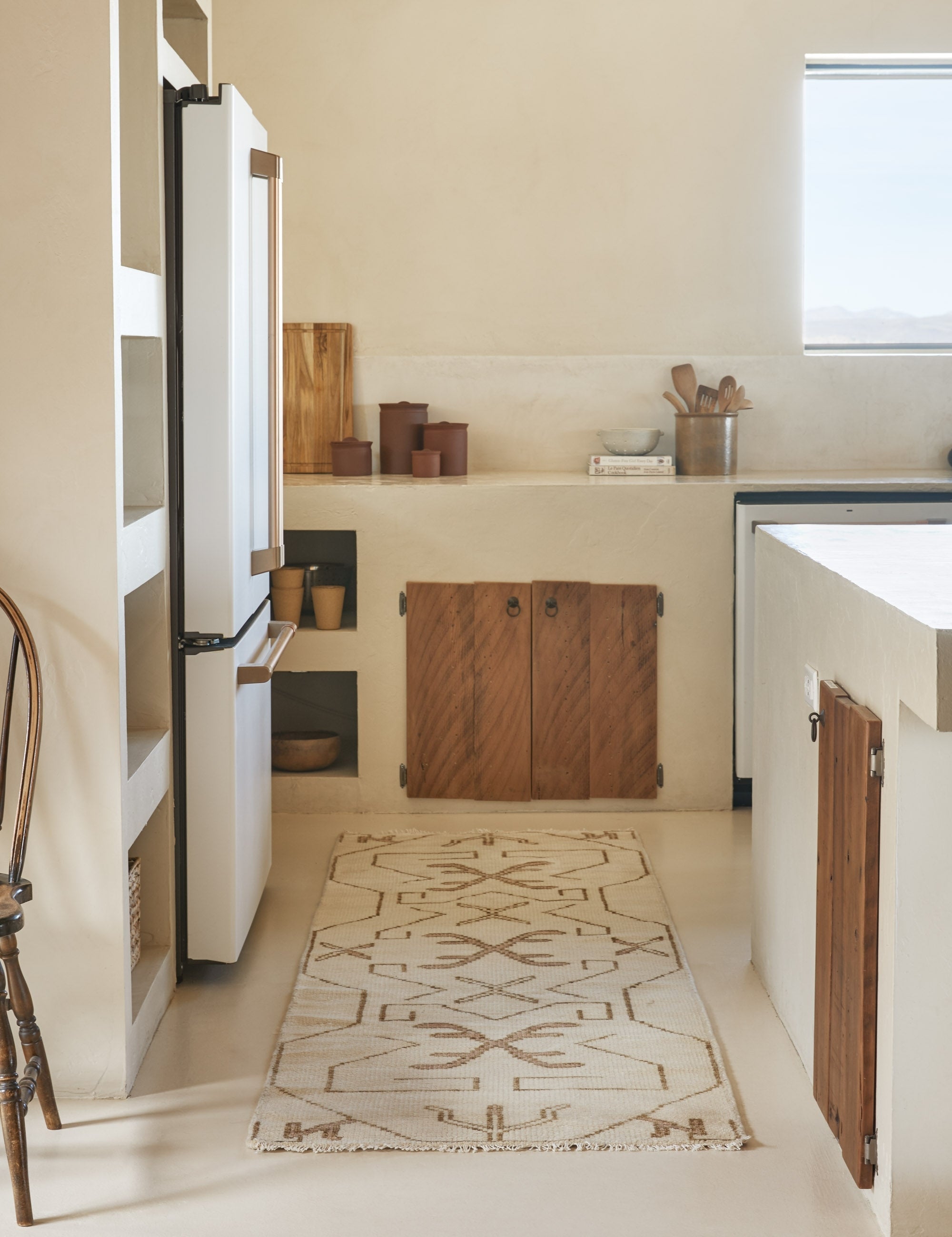 Lulu and Georgia - Evet Hand - Knotted Wool Rug Swatch 18" x 18"