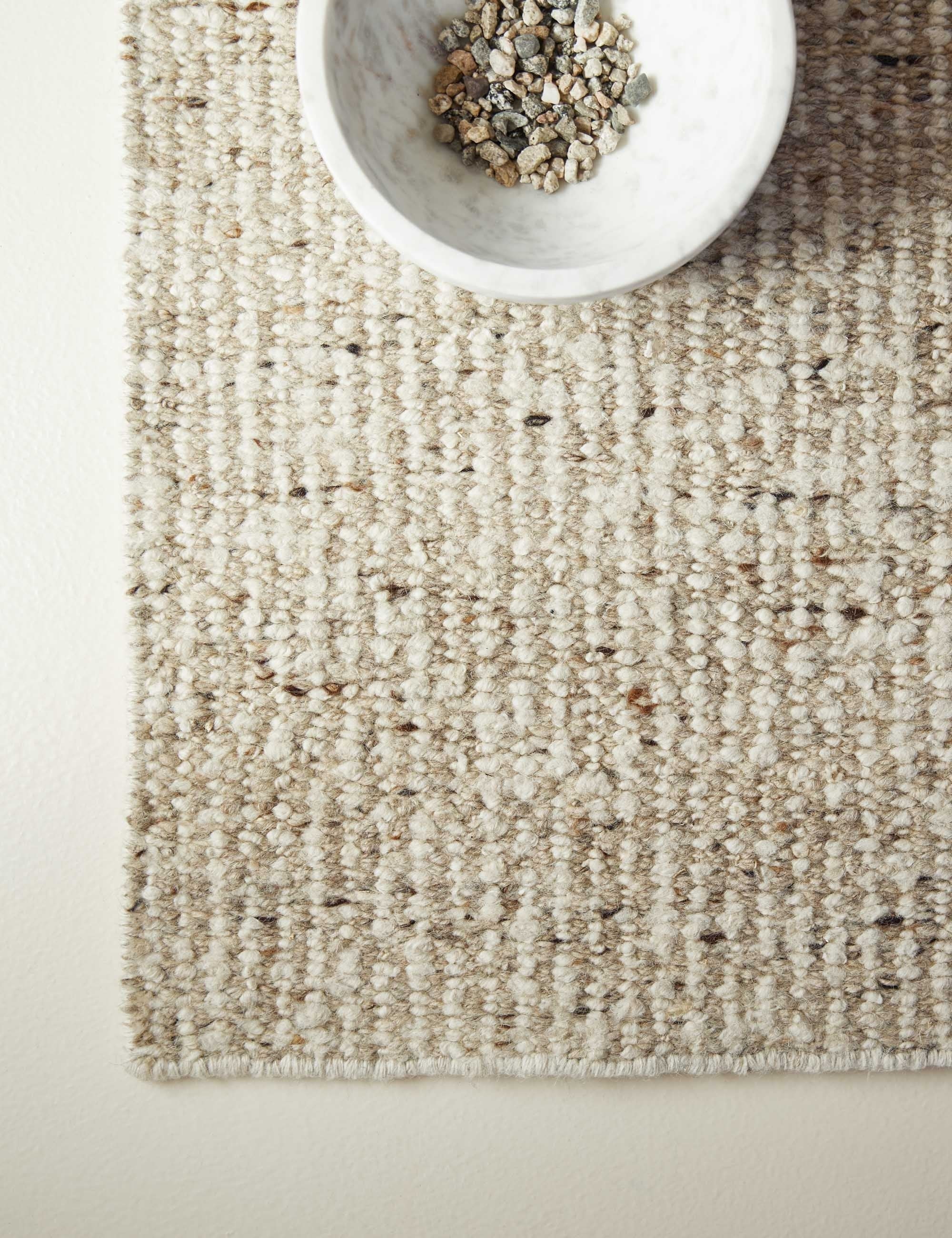 Lulu and Georgia - Taos Handwoven Wool Rug Swatch, Neutral