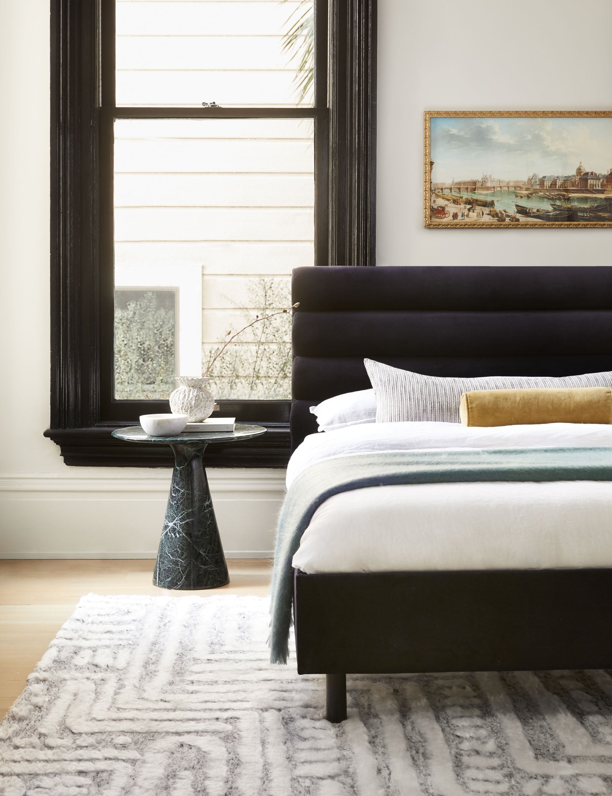 Lulu and Georgia - Peregrine Striped Pillow