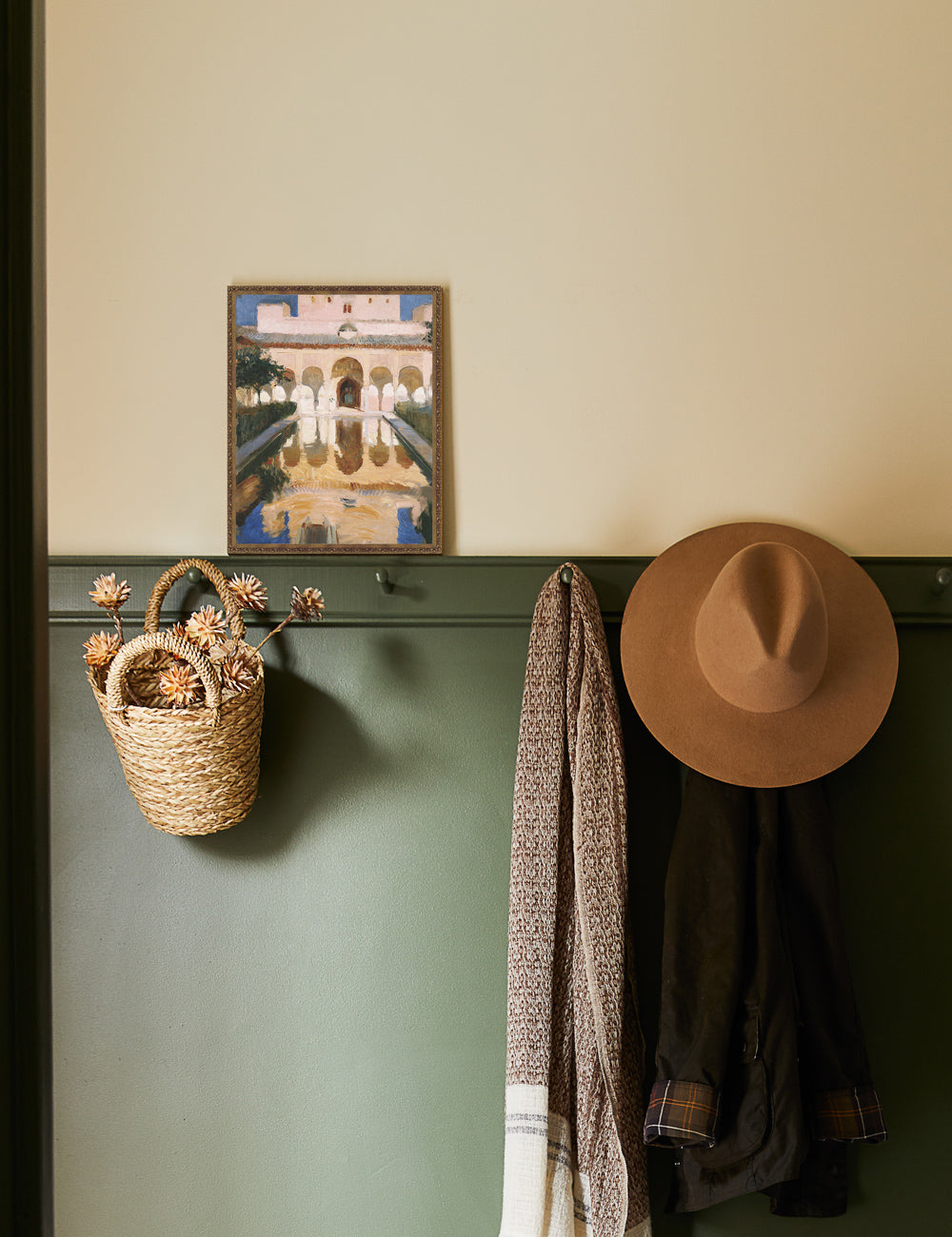 Lulu and Georgia - Hall of the Ambassadors, Alhambra, Granada' Wall Art by Joaquin Sorolla y Bastida