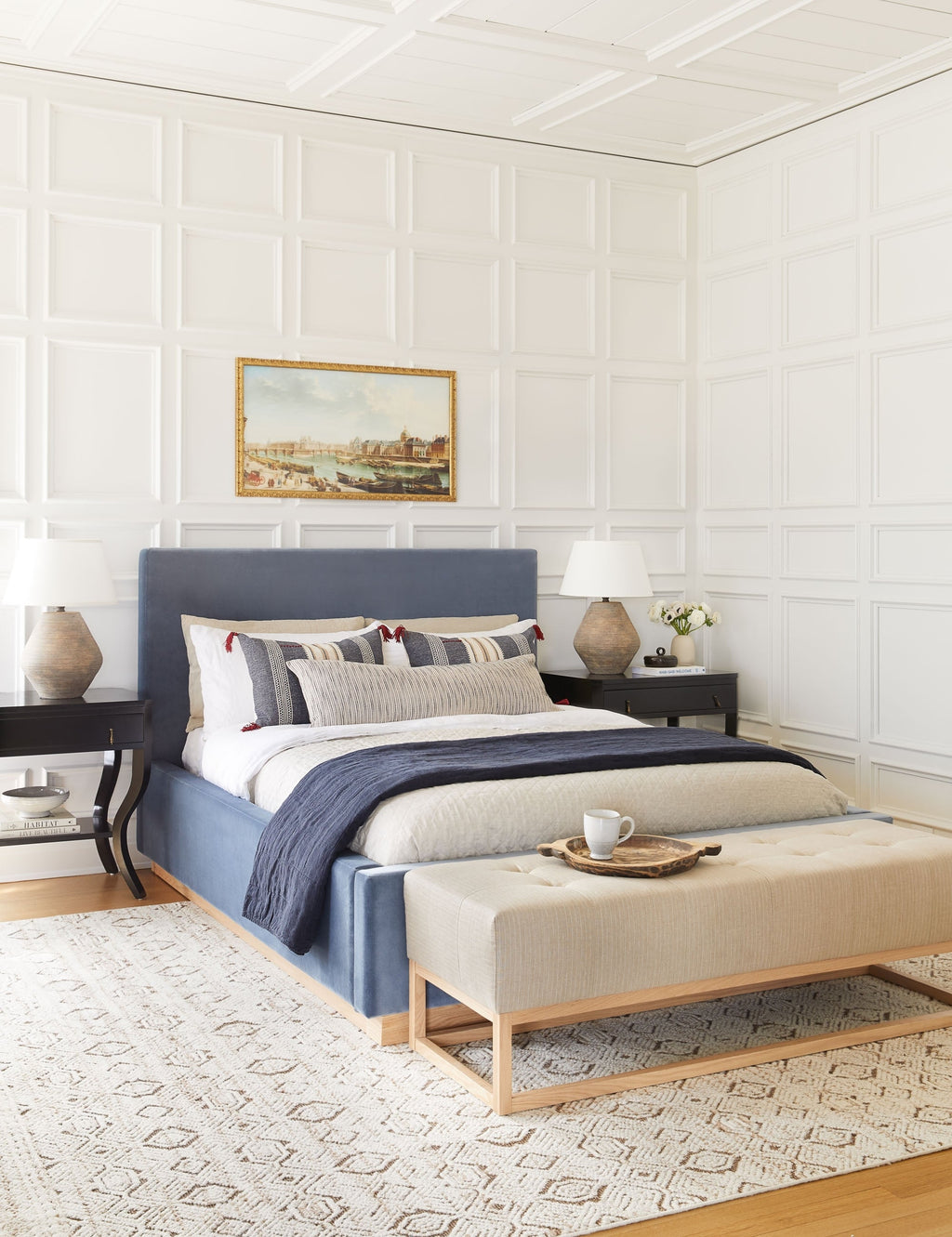 Lulu and Georgia - Peregrine Striped Pillow