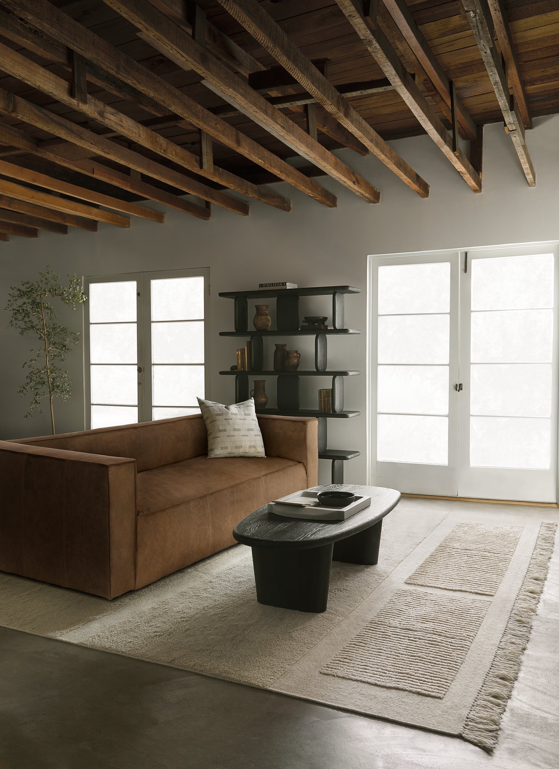 Lulu and Georgia - Graham Leather Sofa