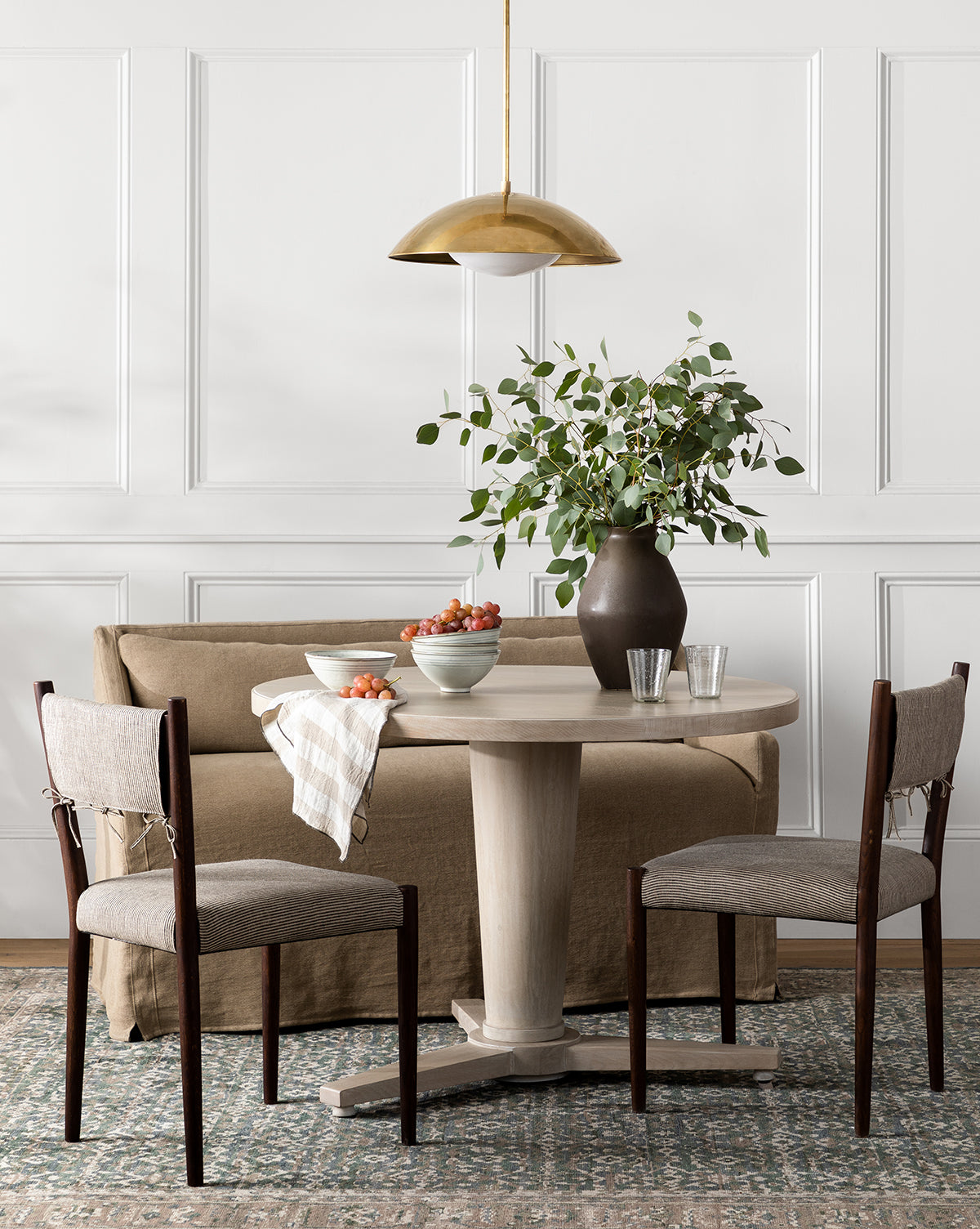 McGee & Co - Olivier Slipcover Dining Bench