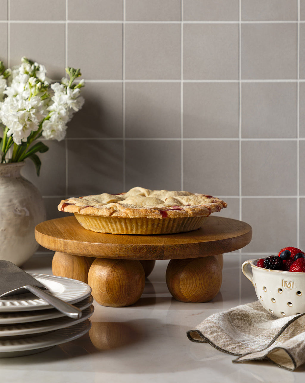 McGee & Co - Bronx Oak Pedestal