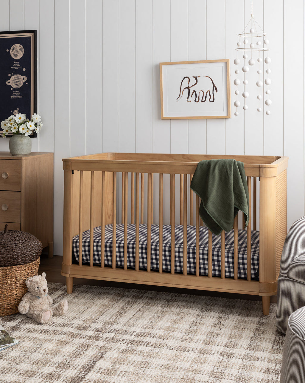 McGee & Co - Marin with Cane 3 - in - 1 Convertible Crib