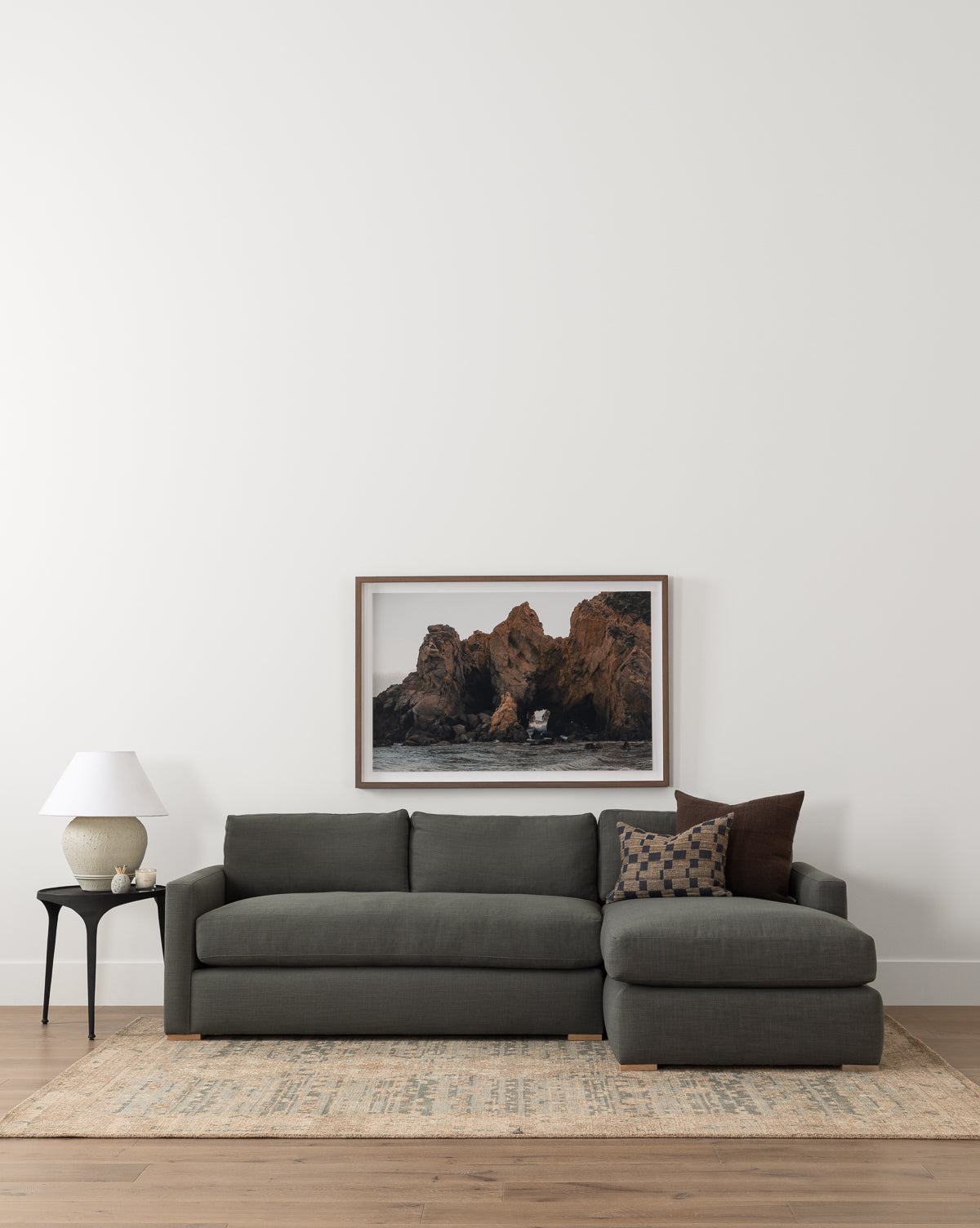 McGee & Co - Macy Upholstered Chaise Sectional 101"