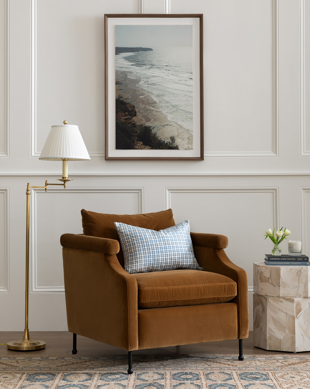 McGee & Co - Dorchester Swing Arm Floor Lamp