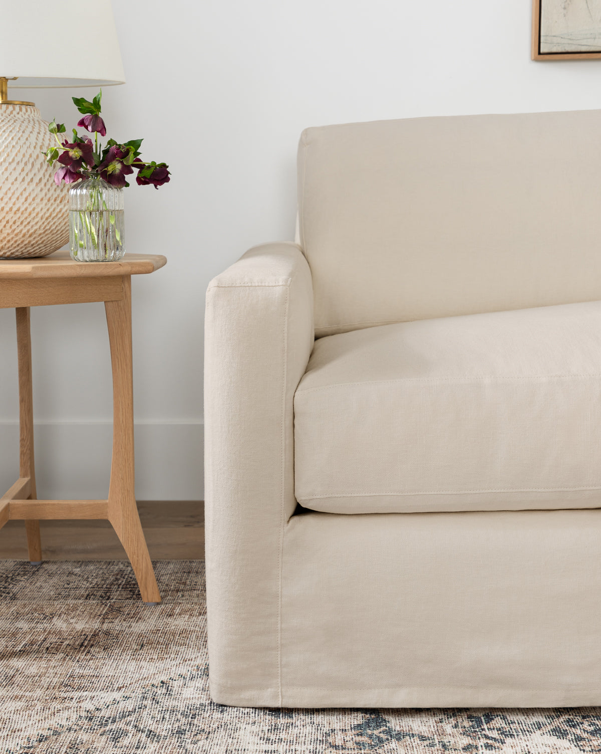 McGee & Co - Macy Slipcover Chaise Sectional 101"