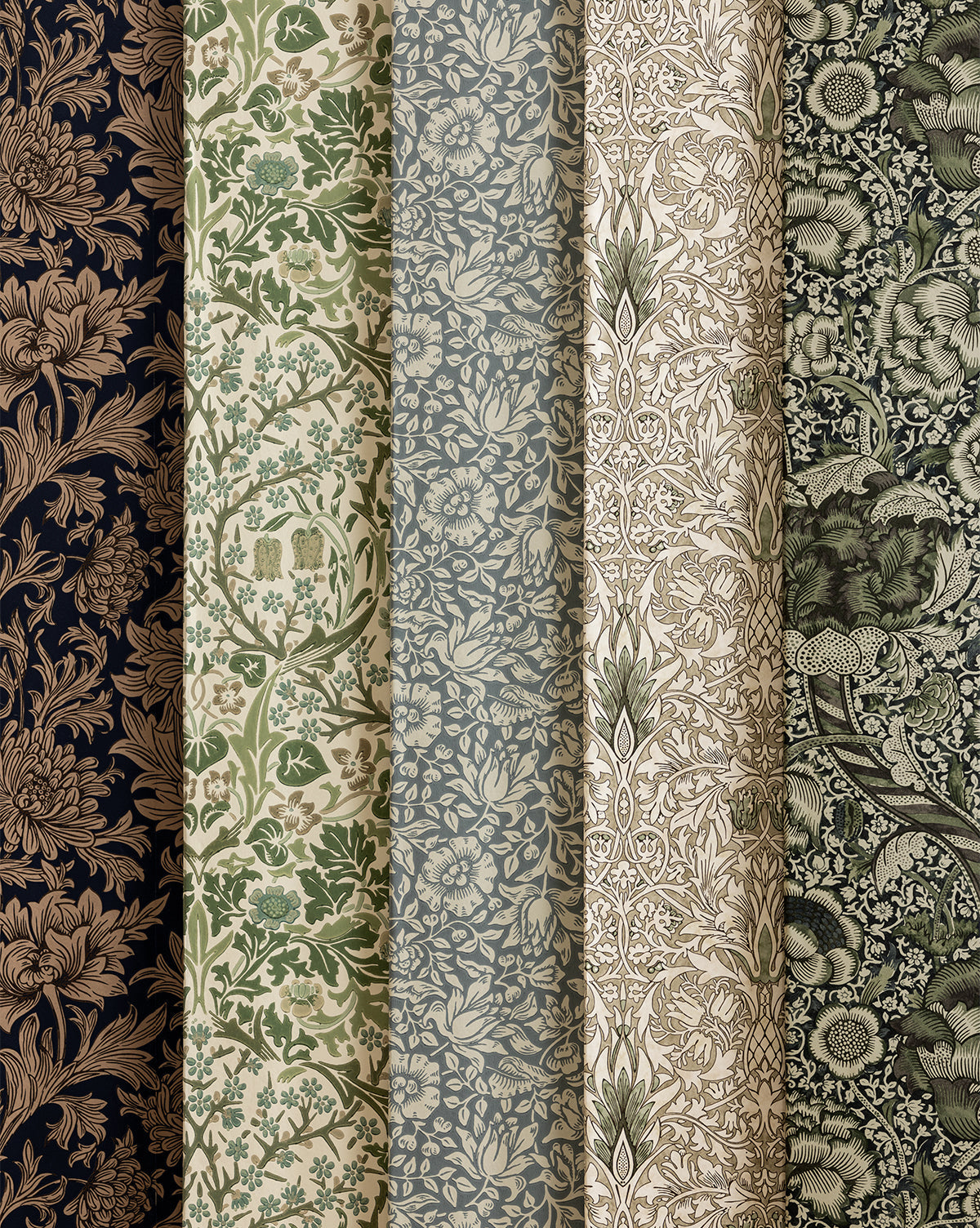McGee & Co - Morris & Co. x McGee & Co. Chrysanthemum Wallpaper